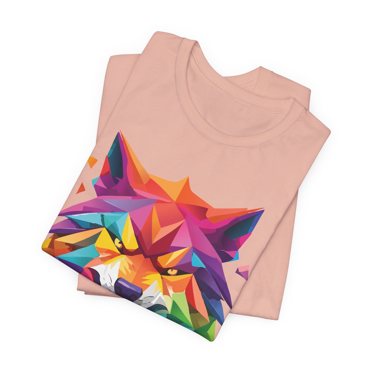Unisex Animal Shirt With Art Design And Wild Animals Print Tee Short Sleeve Premium