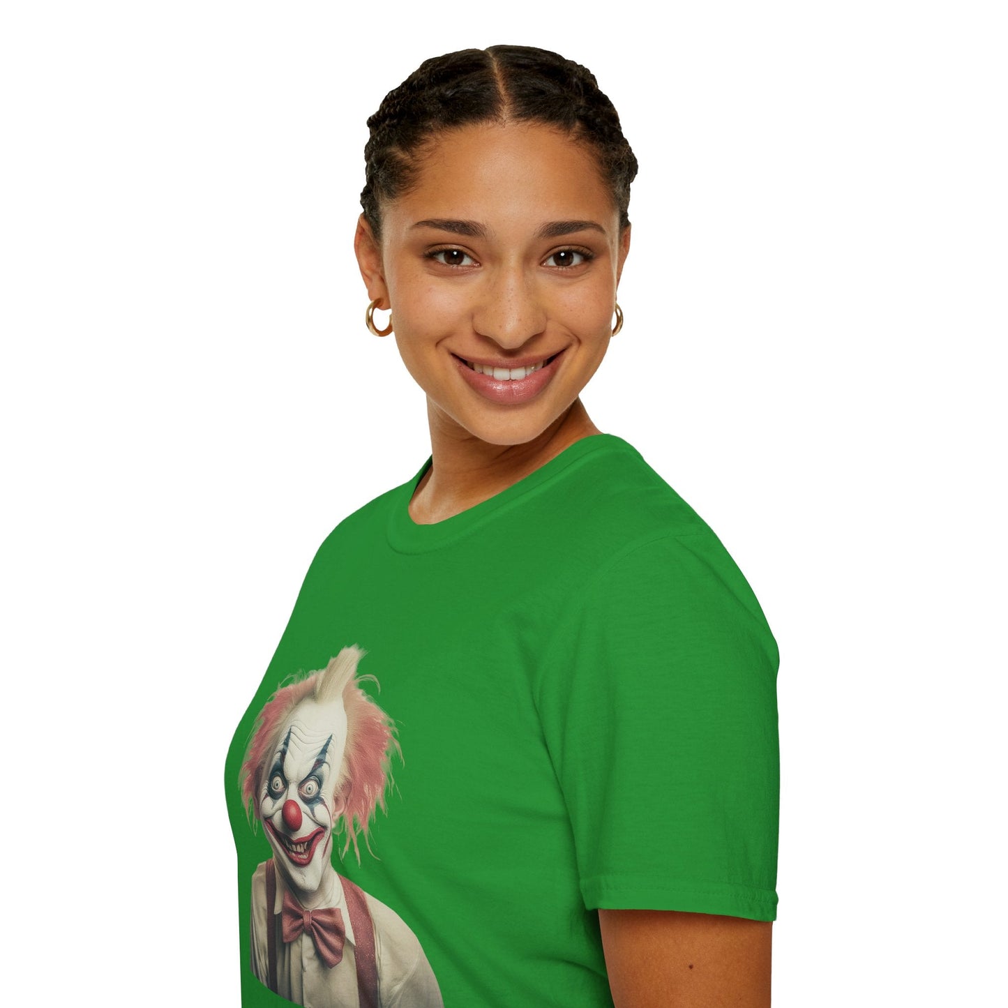 Clown Shirt Circus Tee Gildan Softstyle 64000 One Hundred Percent Ring Spun Cotton Lightweight