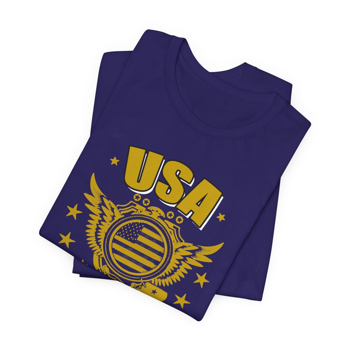 Army Veteran Patriotic Graphic Design Unisex Cotton T-Shirt v59