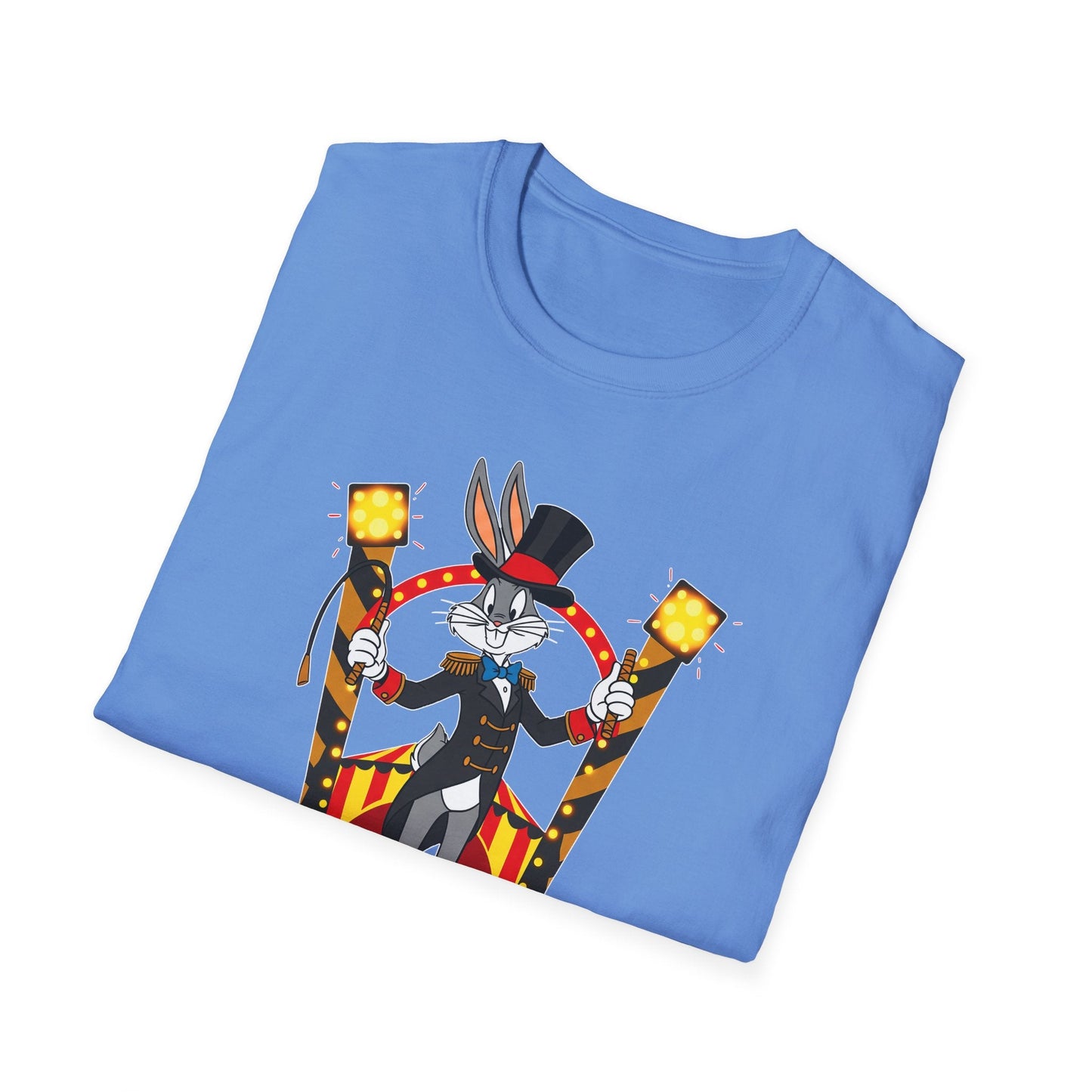 Bugs Bunny T Shirt Unisex Cartoon Tee Gildan Softstyle 64000 Tee Comfort Cotton Fabric
