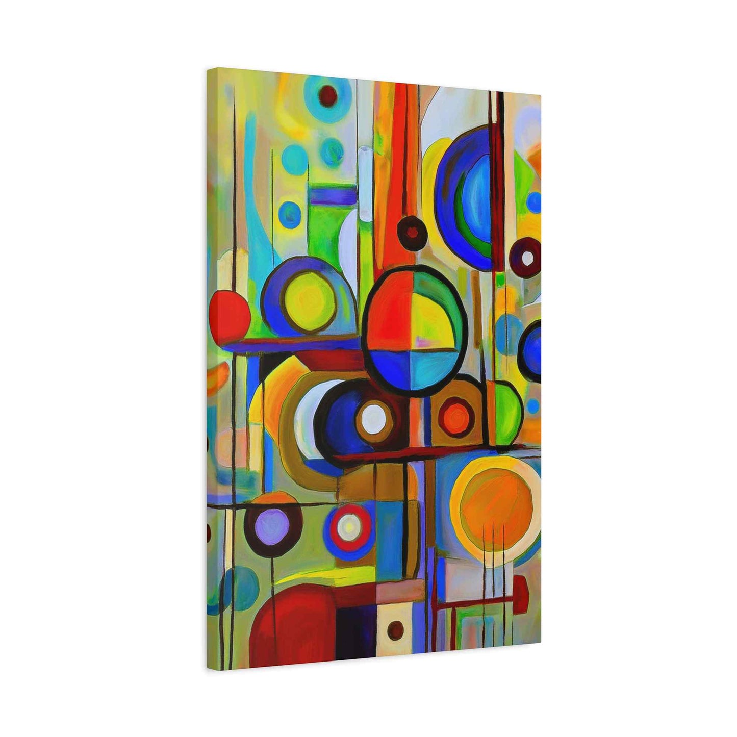 Abstract Painting Print Canvas 20x24,20x30,24x30, 24x32,24x36,30x40, 32x48,36x48,40x60 Pine-Wood Inner Frame ABS-14