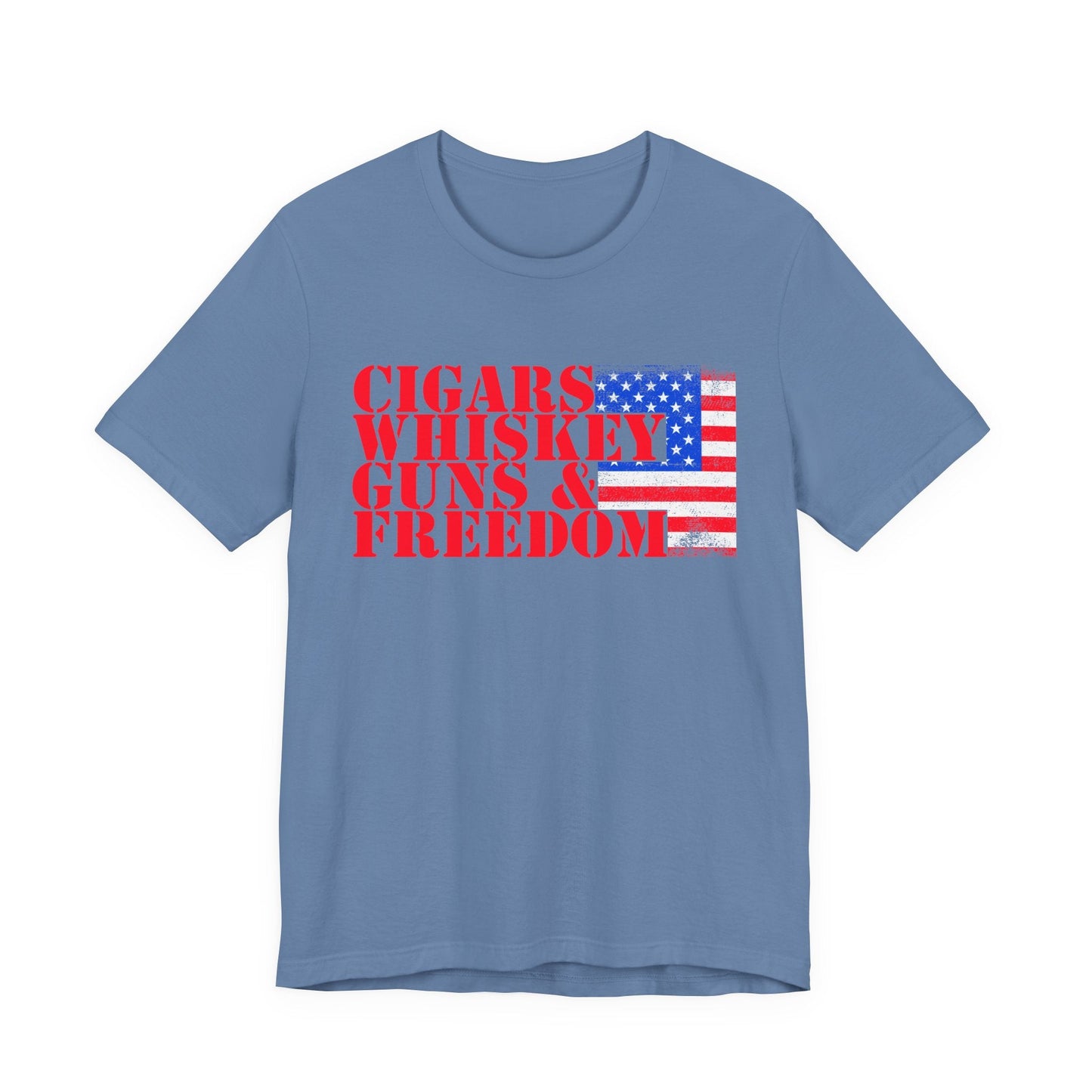 American Flag Graphic Unisex Cotton T-Shirt a2