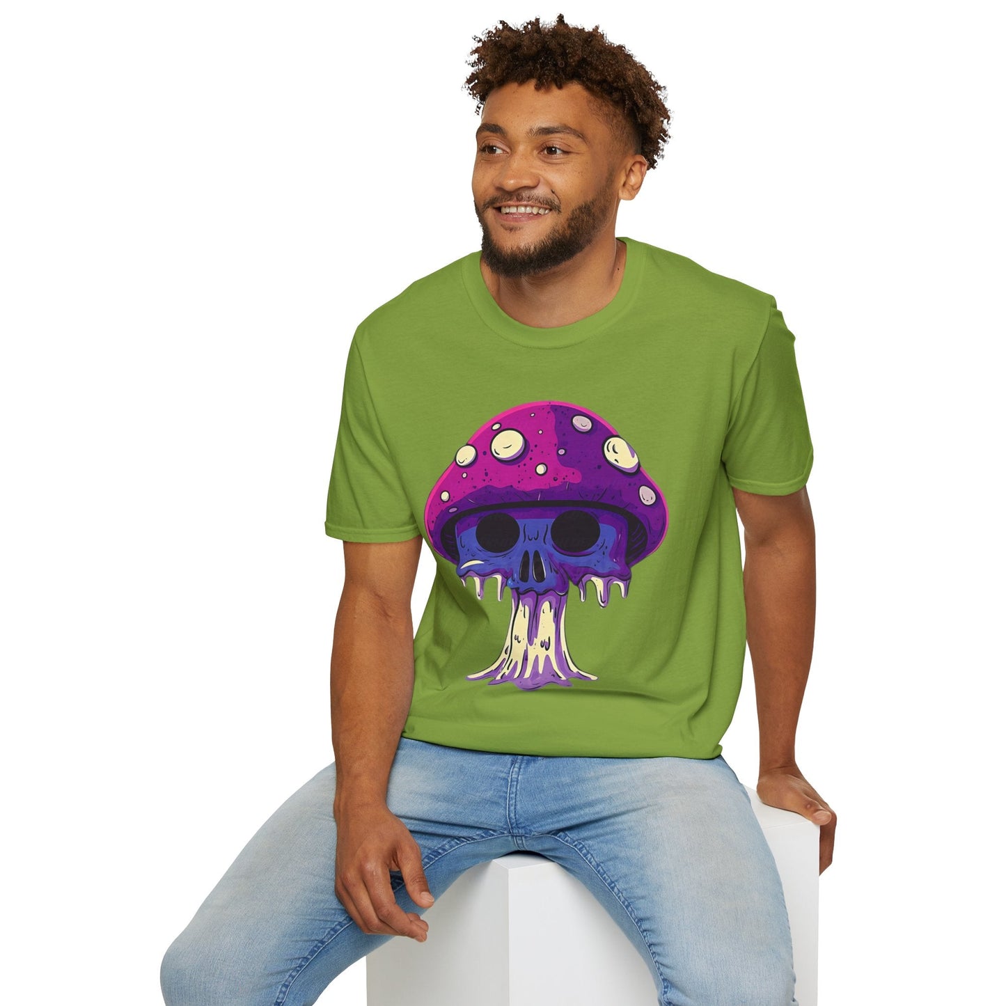 Mashroom Tee Shirt Unisex Funny Mashroom Graphic Softstyle Tee Gildan 64000 Quality Cotton