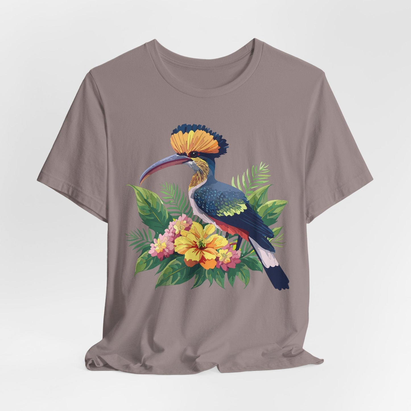 Unisex Animal Tee Shirt With Art Design Wild Animals Short Sleeve Jersey Tee For Everyday