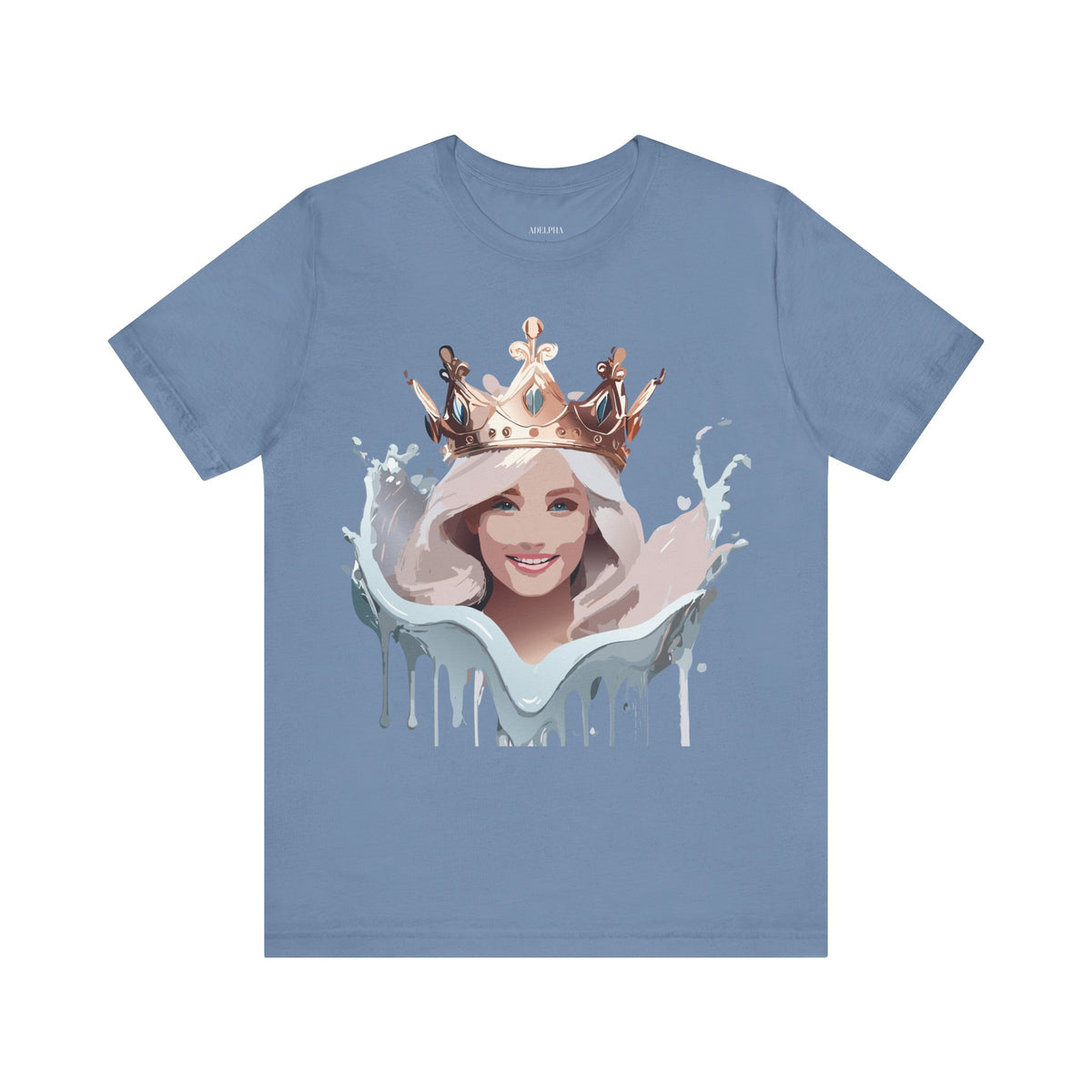 Queen Graphic Unisex Cotton Bella+Canvas Tee with Art Design m178