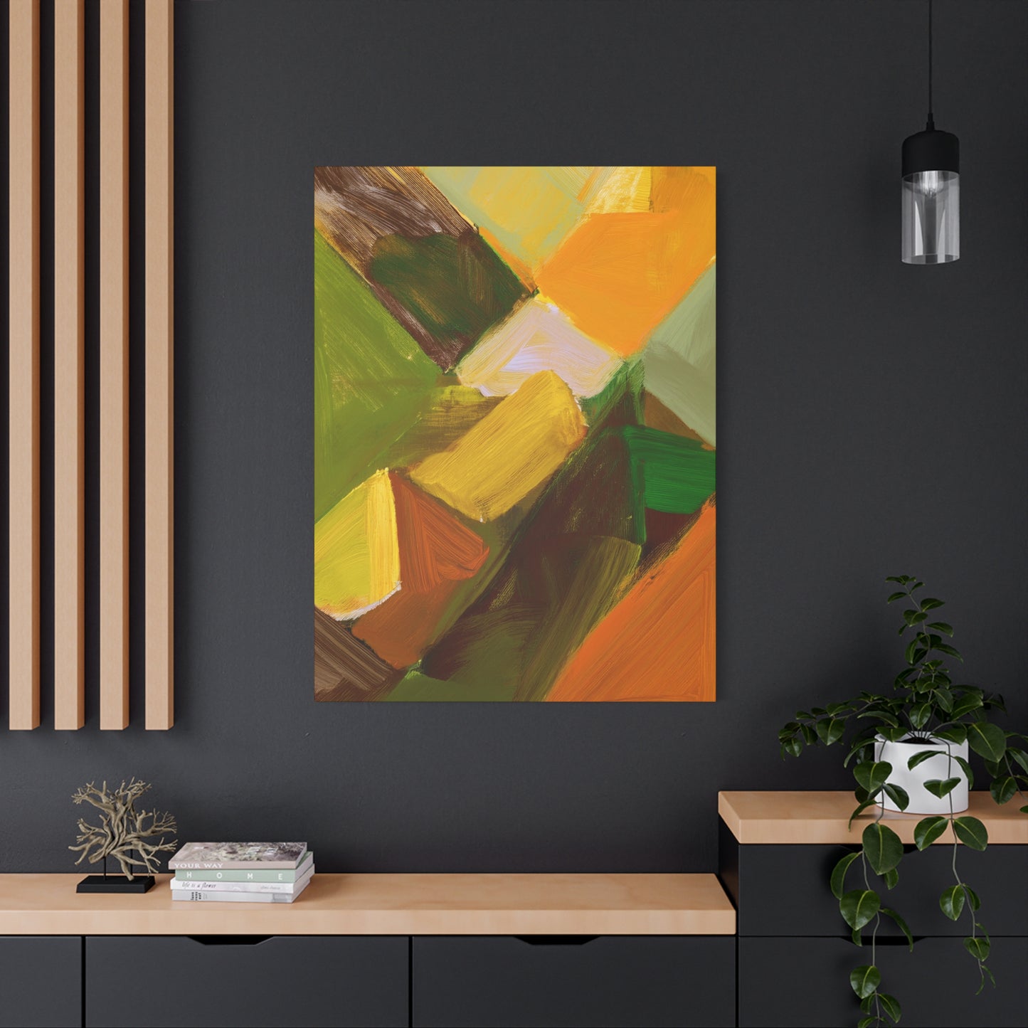 Abstract Geometric Painting Print Canvas 20x24,20x30,24x30 24x32,24x36,30x40 32x48,36x48,40x60 Pine-Wood Inner Frame ABS-59