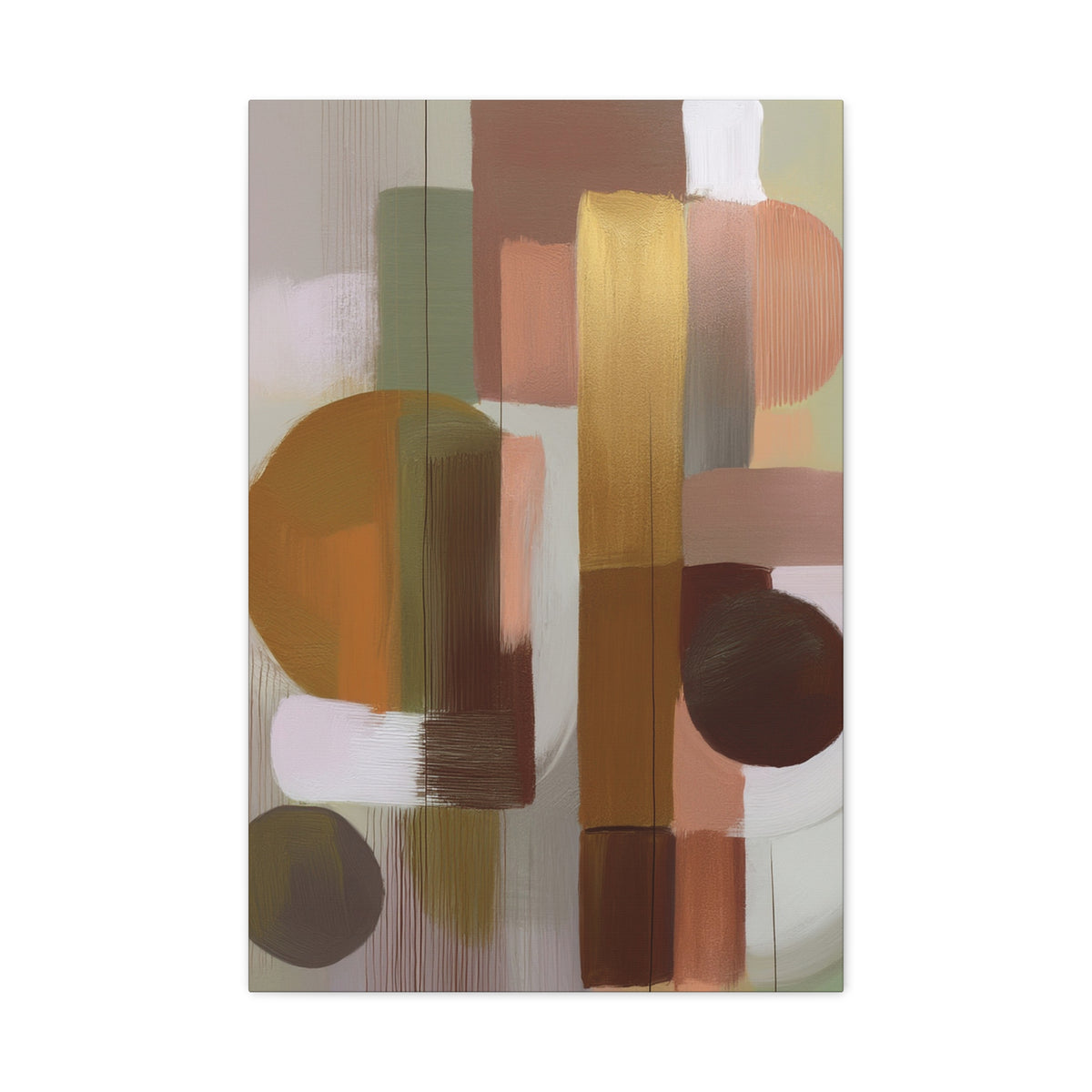 Abstract Geometric Painting Print Canvas 20x24,20x30,24x30 24x32,24x36,30x40 32x48,36x48,40x60 Pine-Wood Inner Frame ABS-52