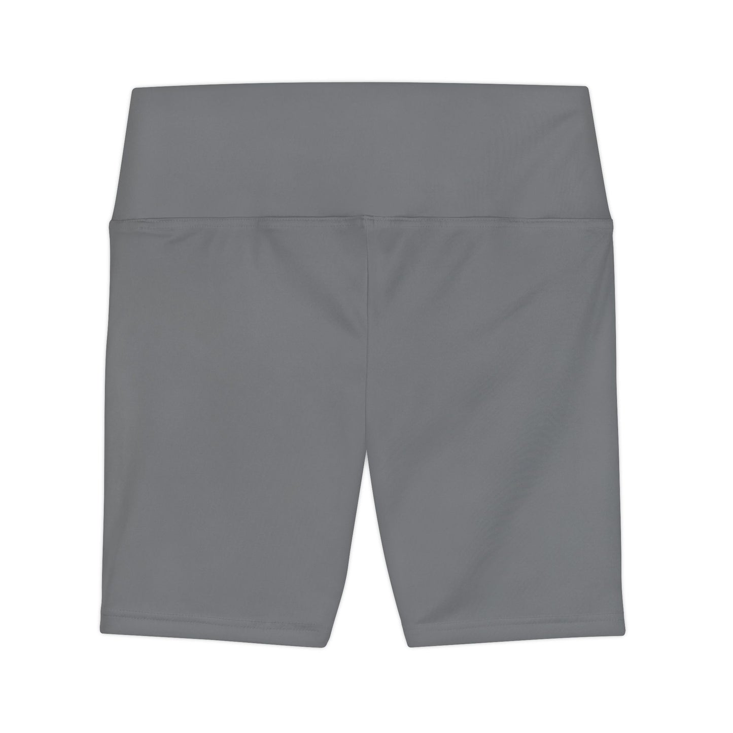 Grey Women's Grey High-Waist Workout Shorts – Performance Biker Shorts