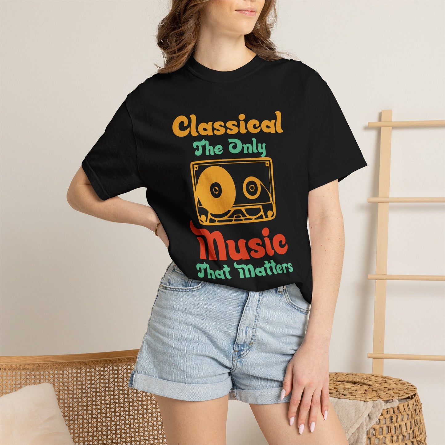 Music Graphic Design Unisex Cotton T-shirt 011