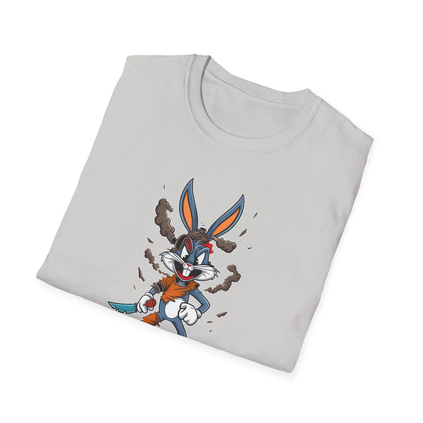 Bugs Bunny T Shirt Unisex Cartoon Tee Gildan Softstyle 64000 Comfortable Graphic Tee Classic