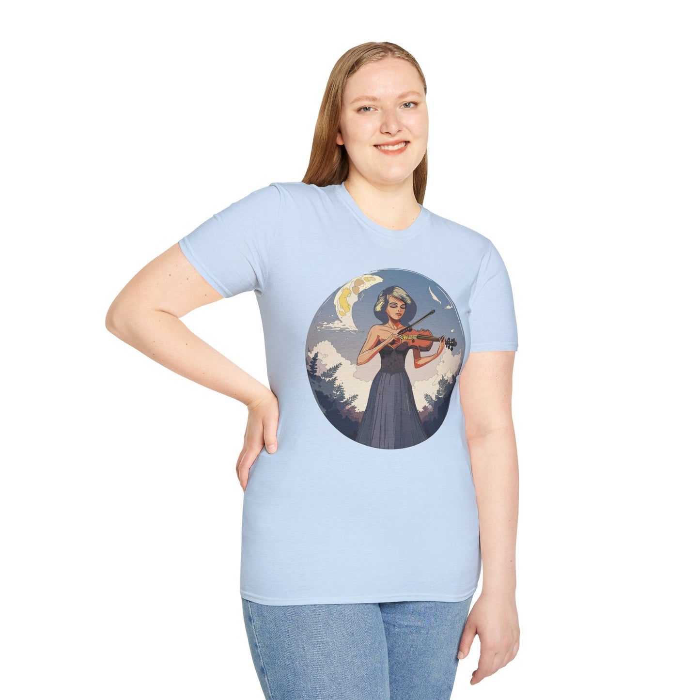 Womens Graphic T Shirts Art Design Shirt For Women Cotton Tee Comfortable Everyday Wear