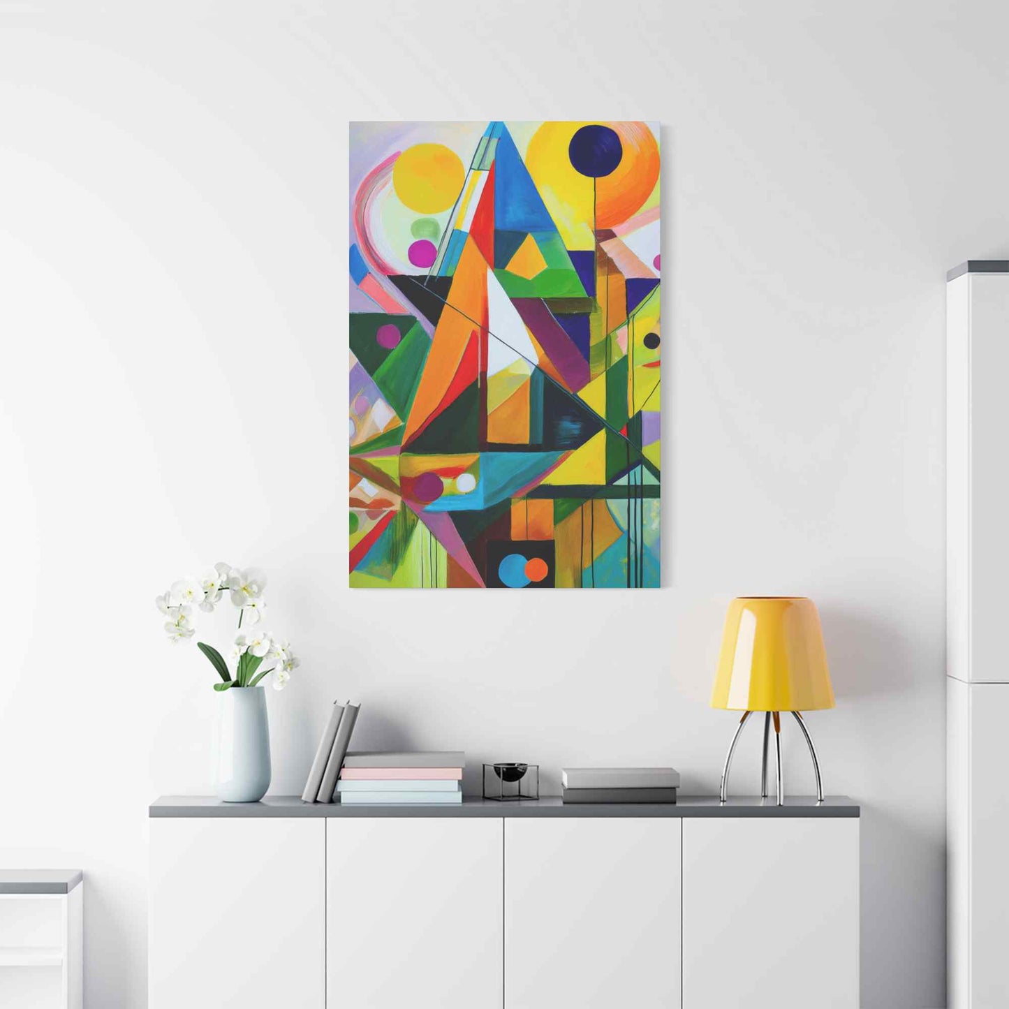Abstract Painting Print Canvas 20x24,20x30,24x30, 24x32,24x36,30x40, 32x48,36x48,40x60 Pine-Wood Inner Frame ABS-13