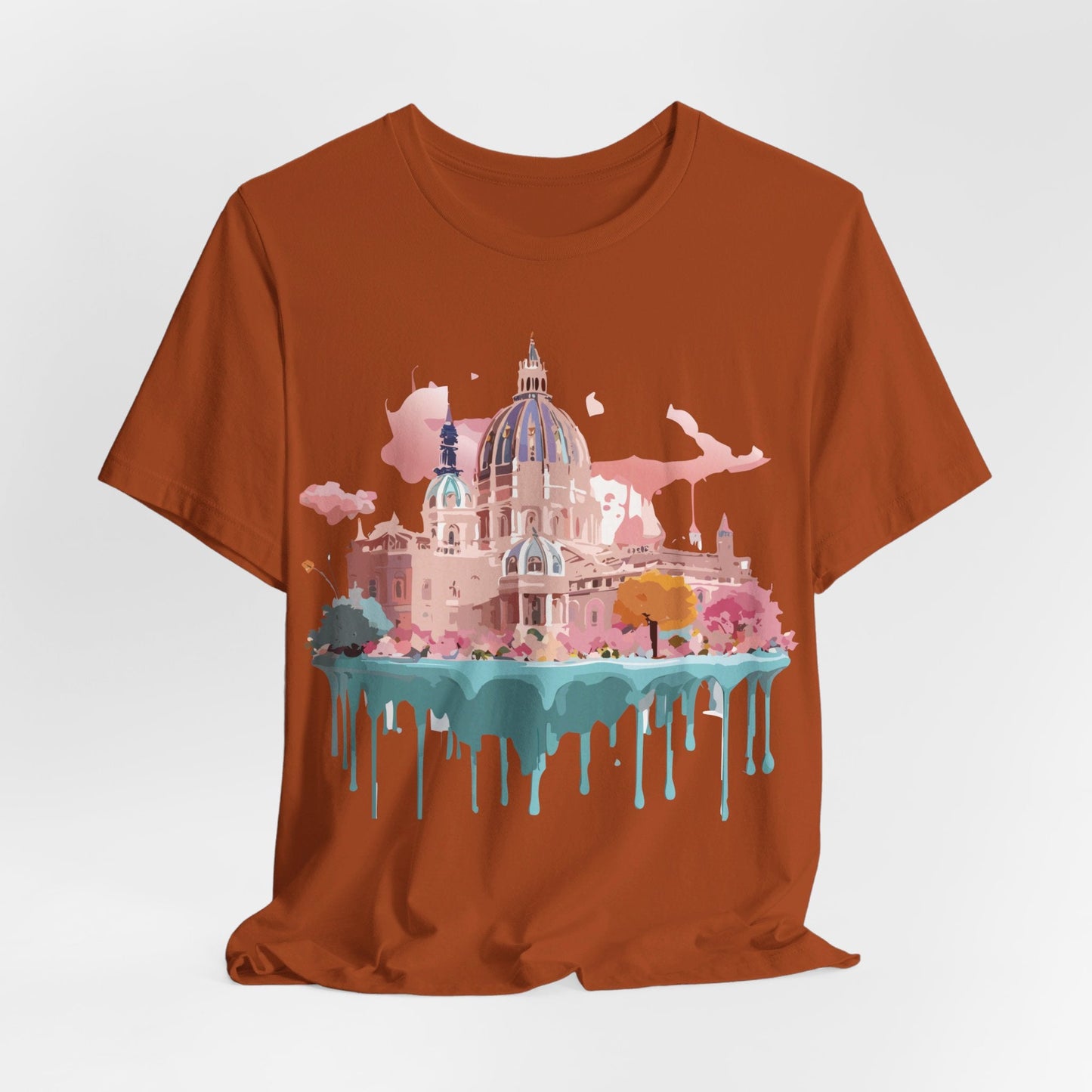 Vienna Tourist Graphic Tee Unisex Jersey Short Sleeve Vintage Inspired Artwork by Adelpha