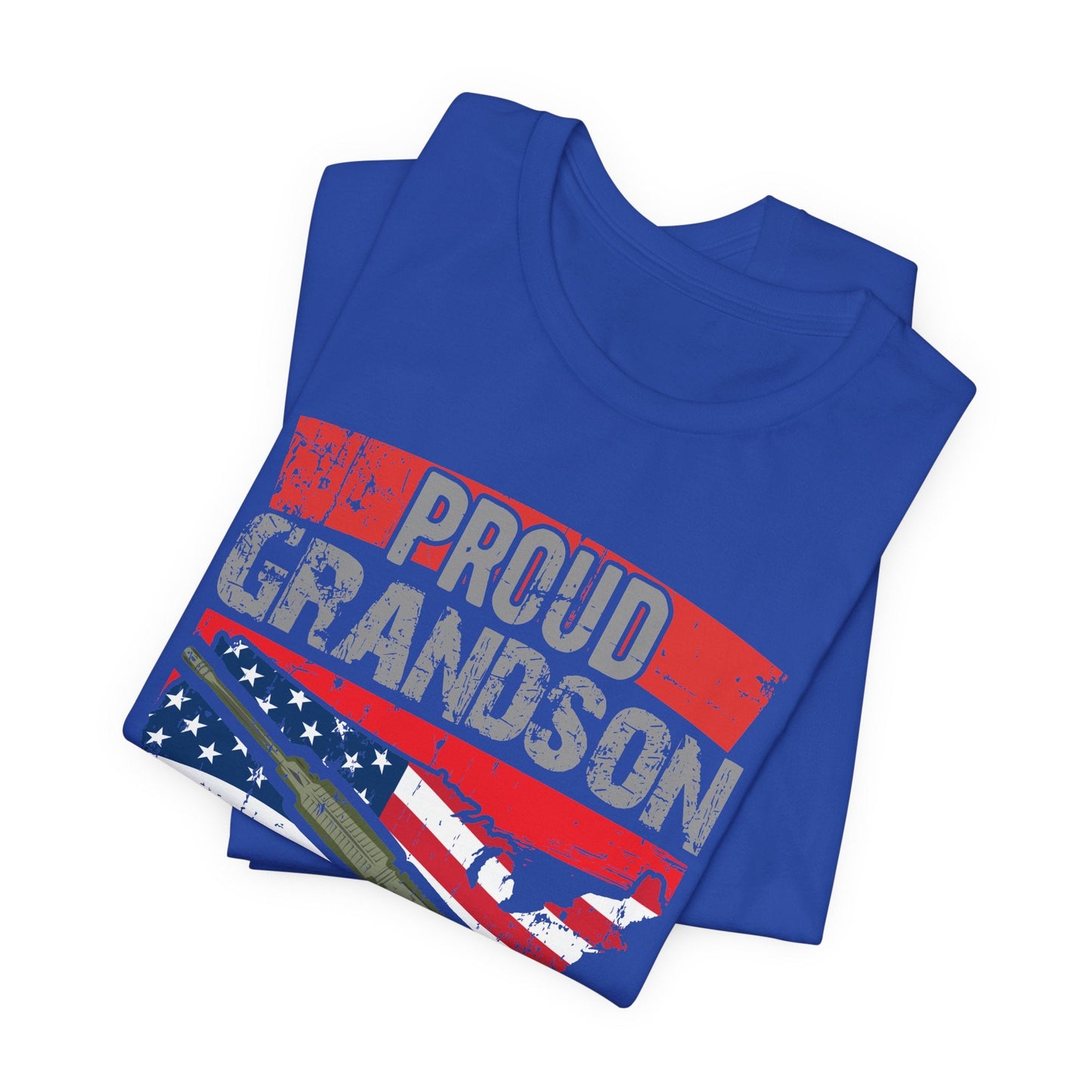 Army Veteran Patriotic Graphic Design Unisex Cotton T-Shirt v16