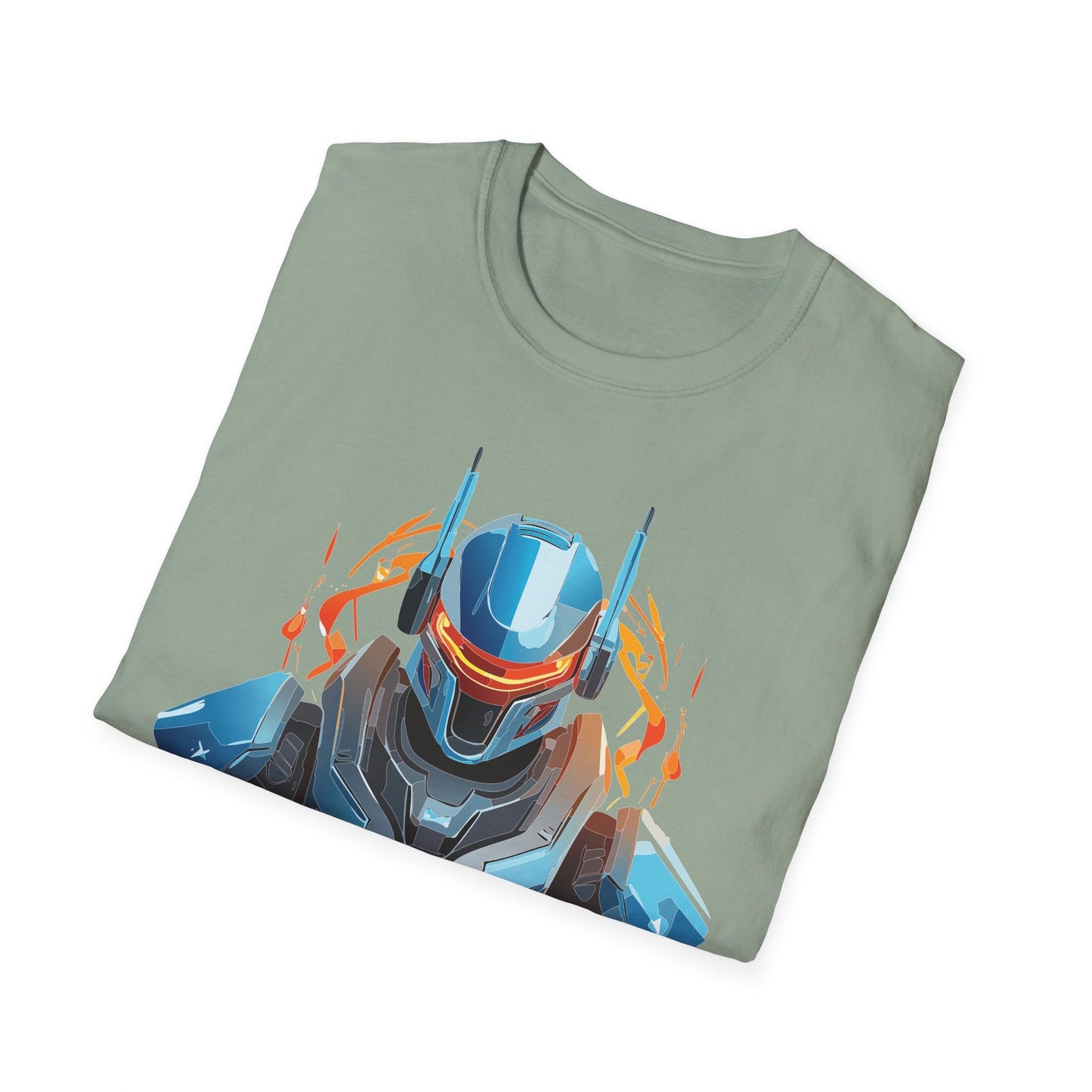 Cyborg Tee Robot Shirt Terminator Design Unisex Gildan Softstyle 64000 100 Percent Ring Spun Cotton