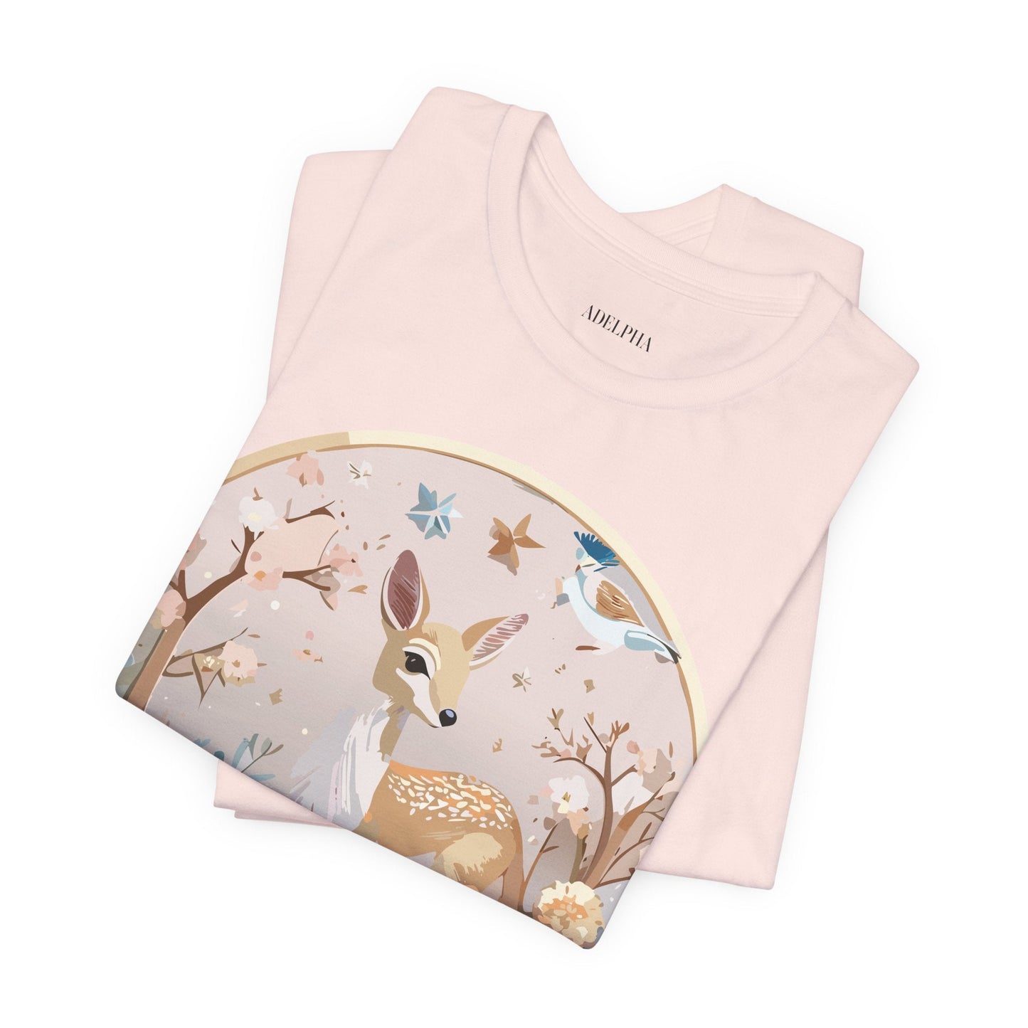 Medallion Graphic Unisex 100 Cotton Vintage Animal Medal Artwork Tee 9