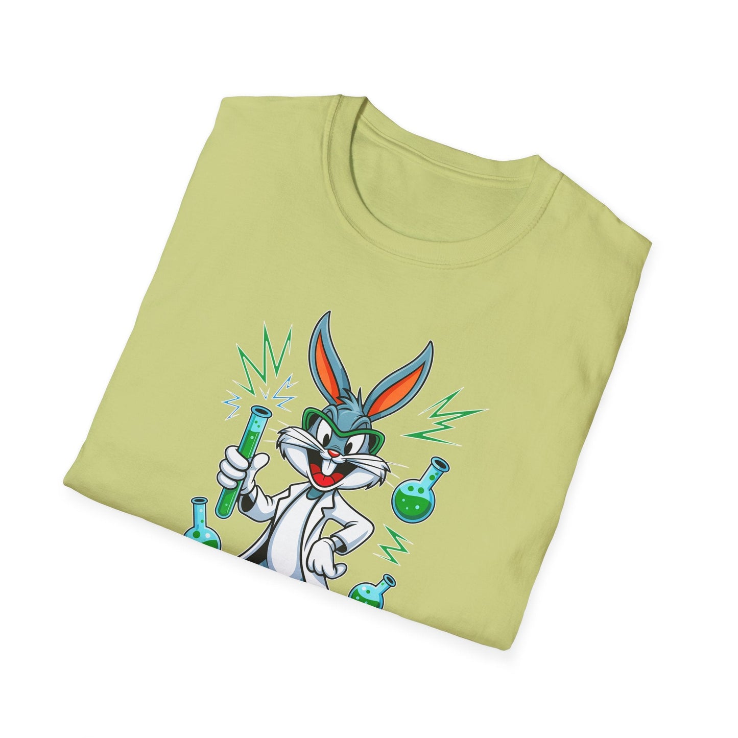 Bugs Bunny T Shirt Unisex Softstyle Cartoon Tee 100 Percent Ring Spun Cotton Graphic Artwork