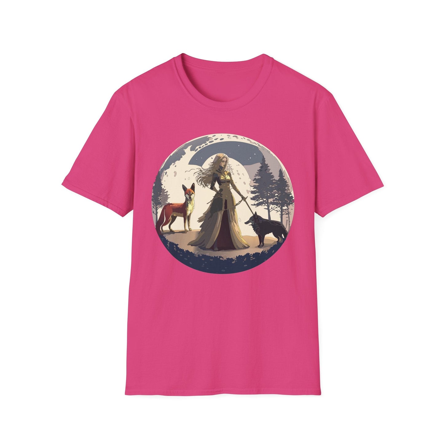 Womens Graphic T Shirt Art Design Tee Softstyle 64000 Gildan Unisex Short Sleeve
