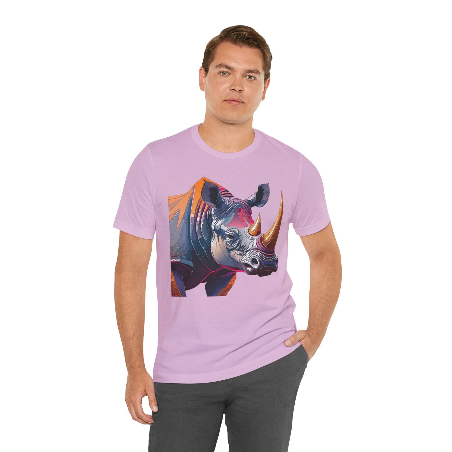 Unisex Animal Print Tee Shirt Featuring Wild Animals Art Design For Everyday Wear