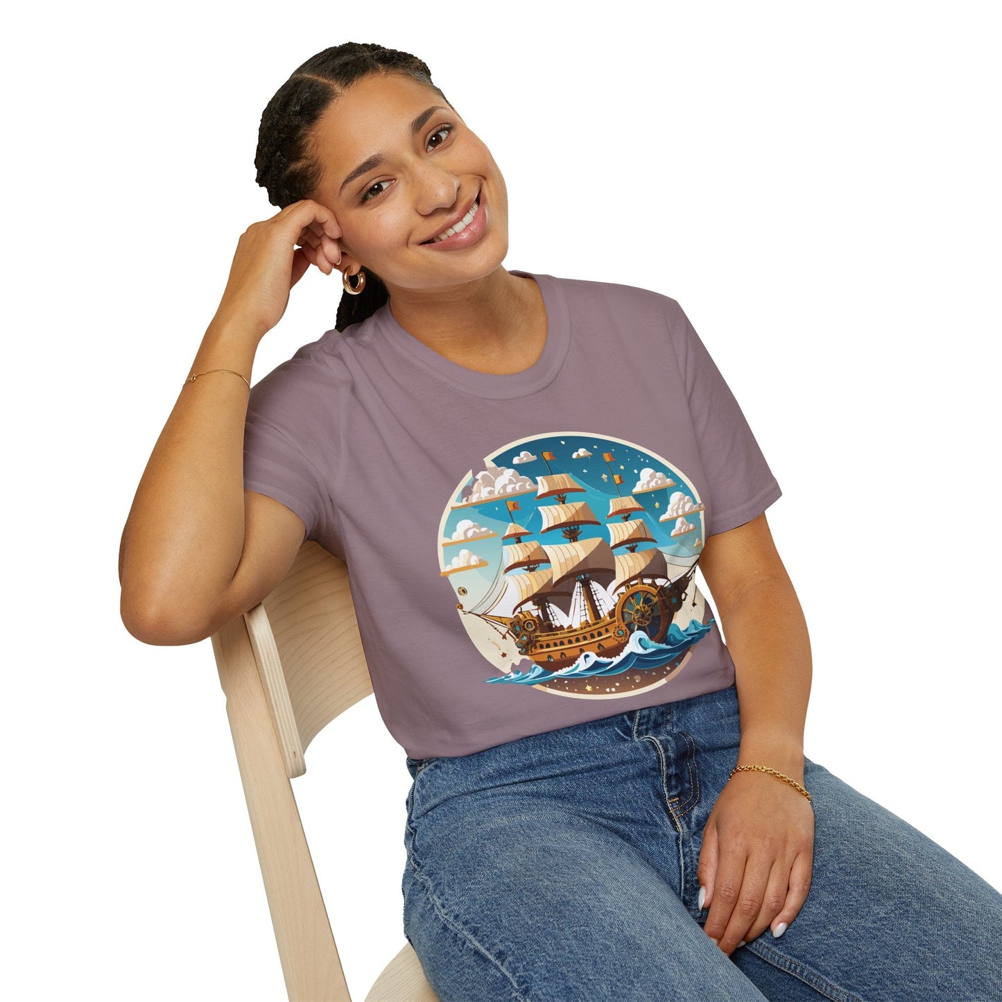 Ship T Shirts Frigate T Shirts Vessel Tee Shirt Unisex Gildan Softstyle 64000 Premium