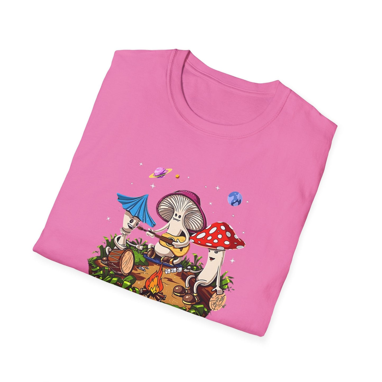 Mashroom Tee Shirt Unisex Funny Mashroom Design Gildan Softstyle 64000 Tee Softstyle Comfort