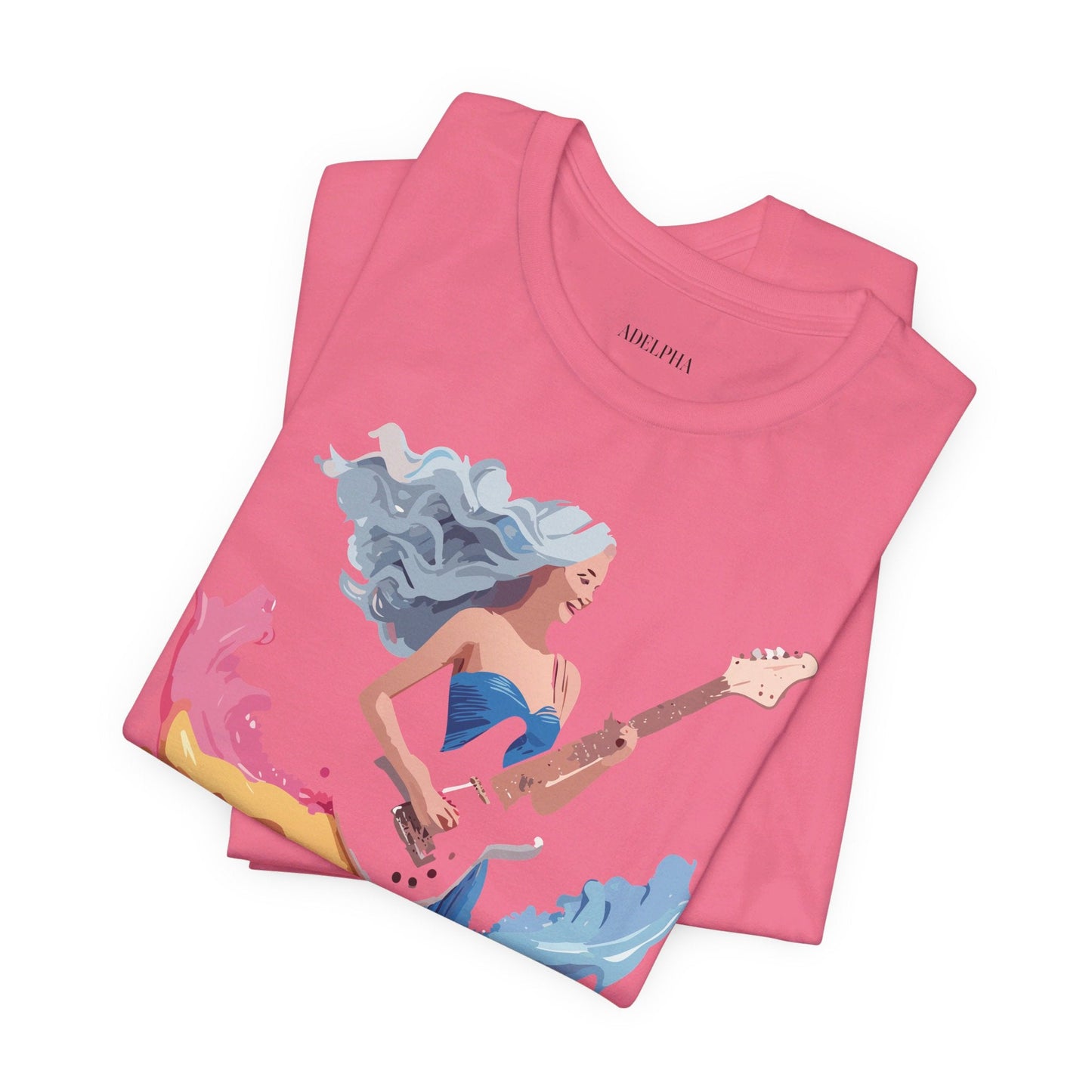 Music Graphic Tee Unisex Short Sleeve Shirt With Vintage Inspired Artwork From Adelpha