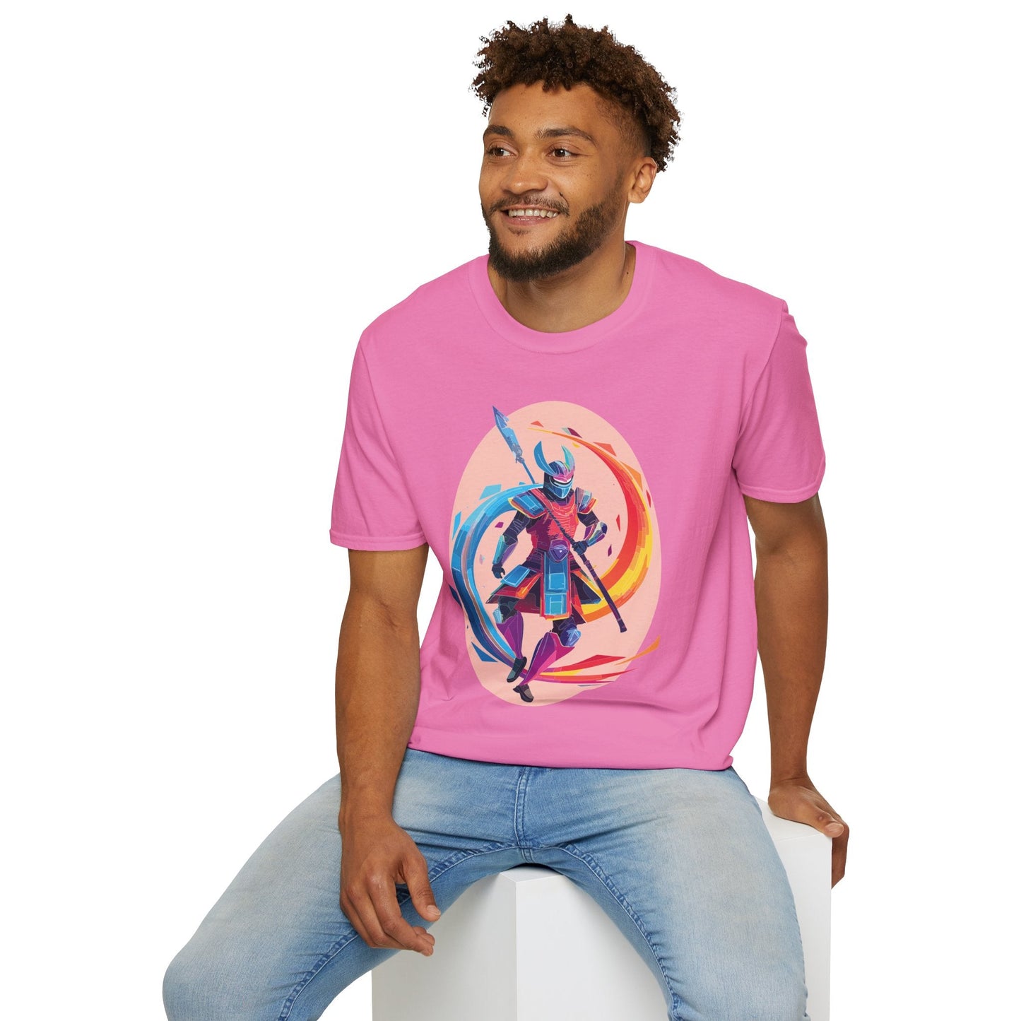 Samurai Shirt Unisex Softstyle T Shirt 64000 Cotton Breathable Everyday Comfort Fit
