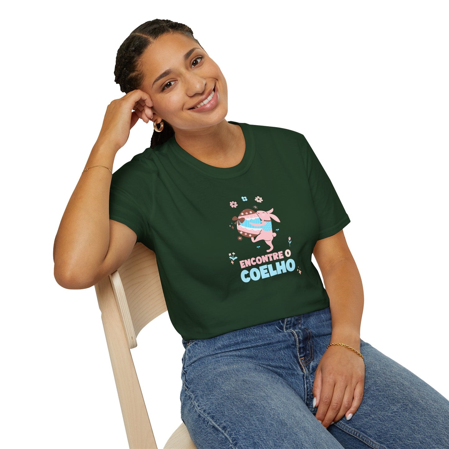 Easter Bunny T Shirt Unisex Easter Design Tee Shirt With Signature Prints Gildan Softstyle 64000