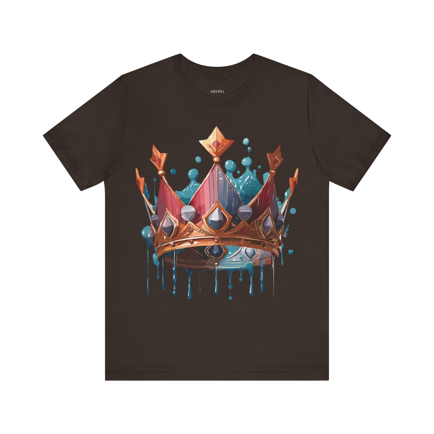Crown Graphic Unisex 100 Cotton Vintage Artwork Tee 7