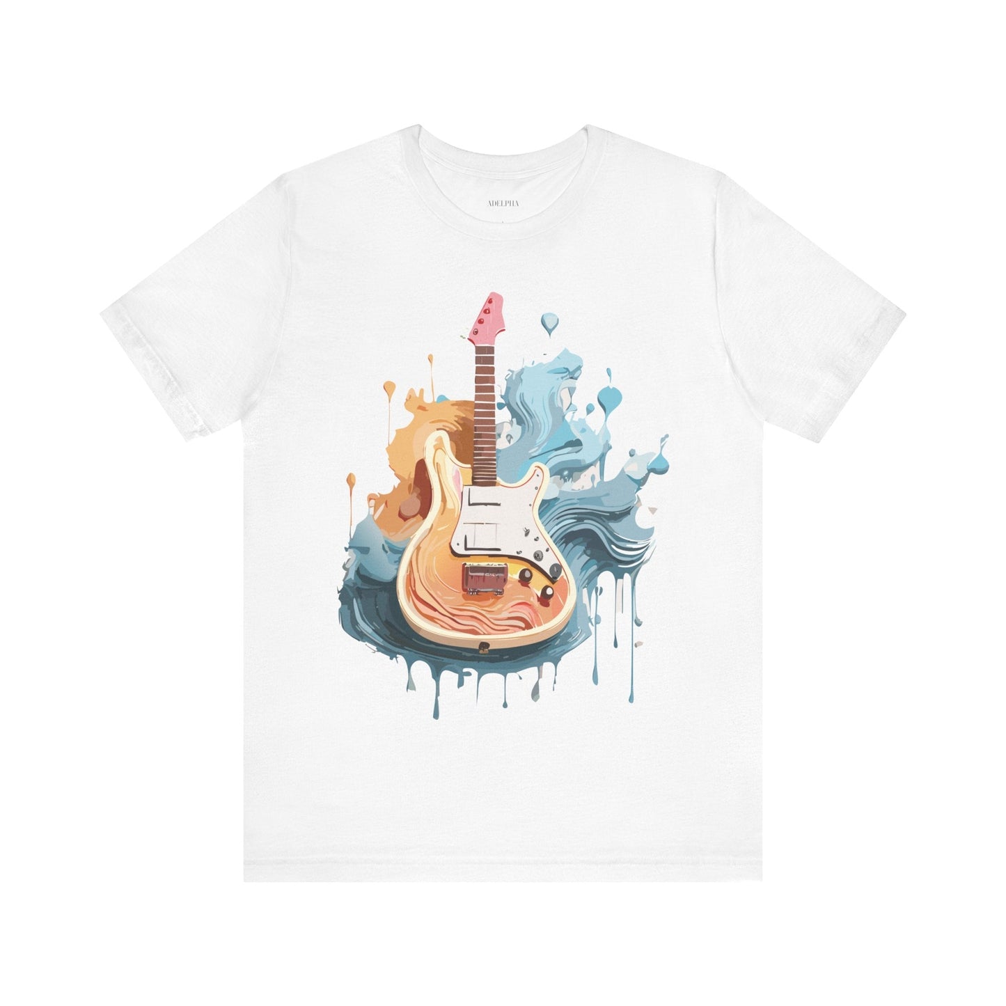 Music Graphic Unisex 100 Cotton Vintage Art with Musical Elements Tee 59