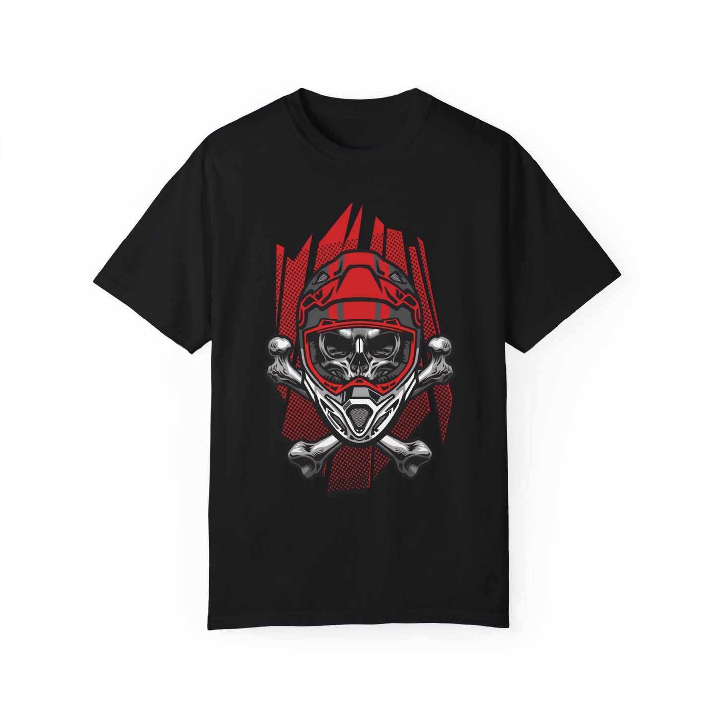 Unisex Cotton Tee Shirt with Skull