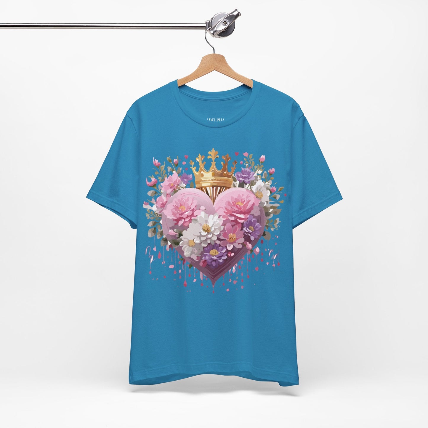 Valentine Graphic T Shirt Unisex Jersey Short Sleeve Adelpha Art Design Tee Vintage Inspired
