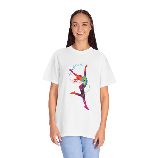 Unisex T-shirt with sports art design