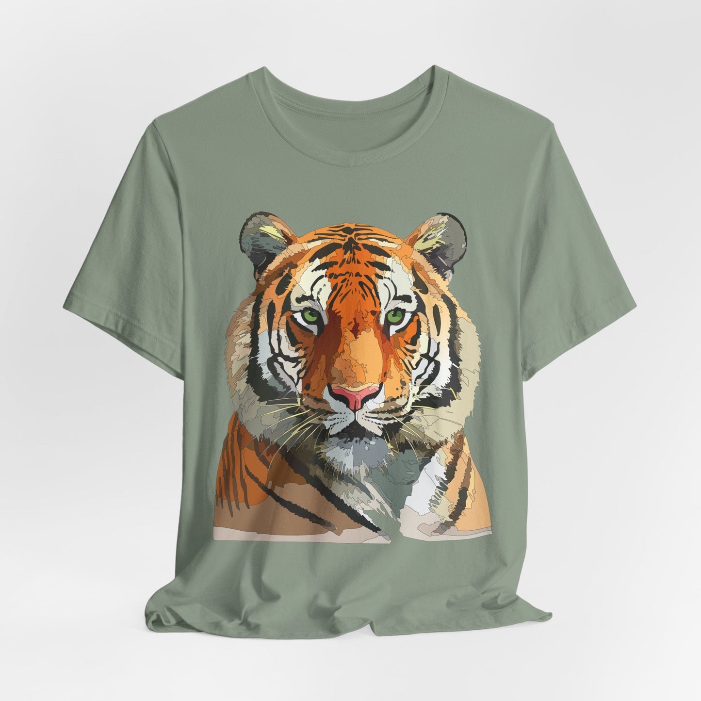Unisex Animal Graphic Tee Shirt With Wildlife Art Design For Everyday Comfort Gildan 64000