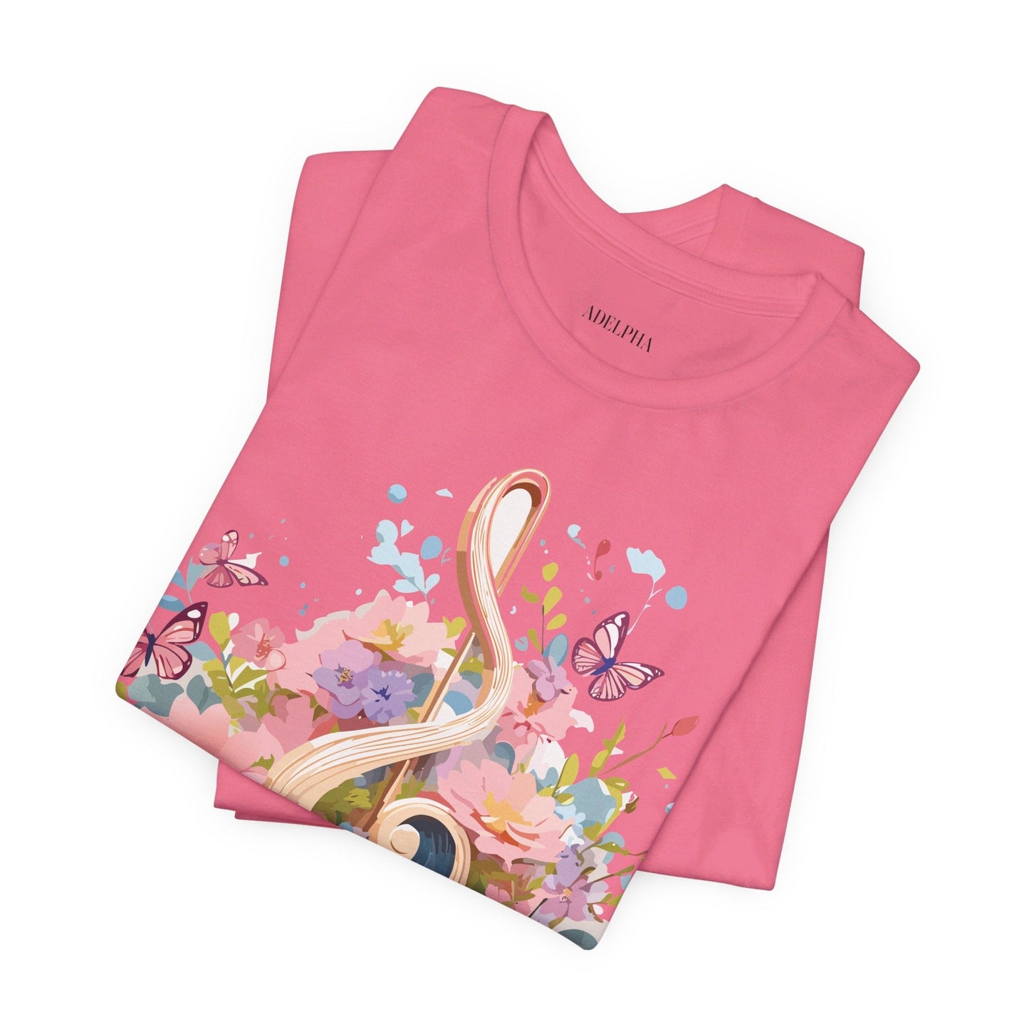 Music Graphic T Shirt Unisex Short Sleeve Adelpha Vintage Inspired Artwork Tee Premium Edition
