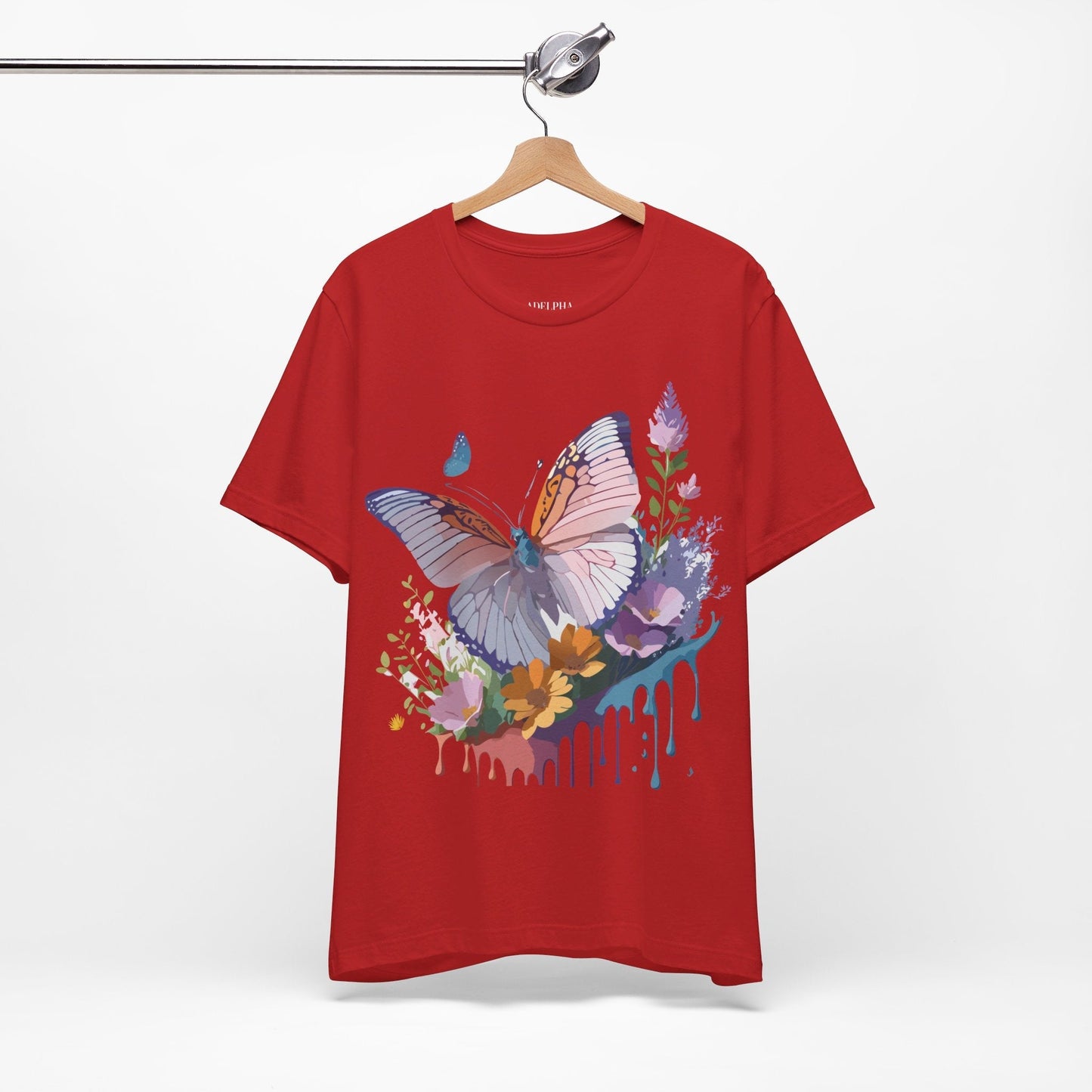 Butterfly Graphic Tee Unisex Adelpha Vintage Inspired Art Design Tee