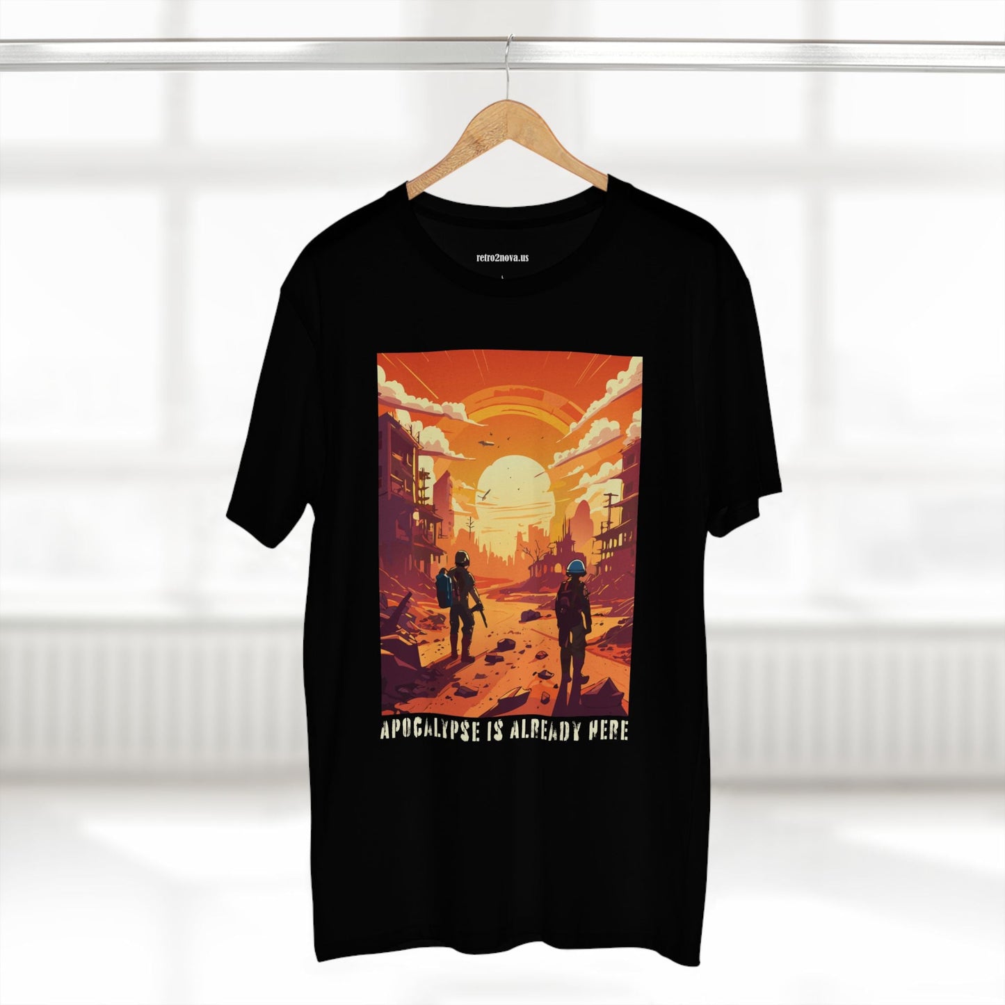 Cataclysm Doomsday Shirt Unisex Premium Cotton Tee With Original Art Design By Retro2Nova