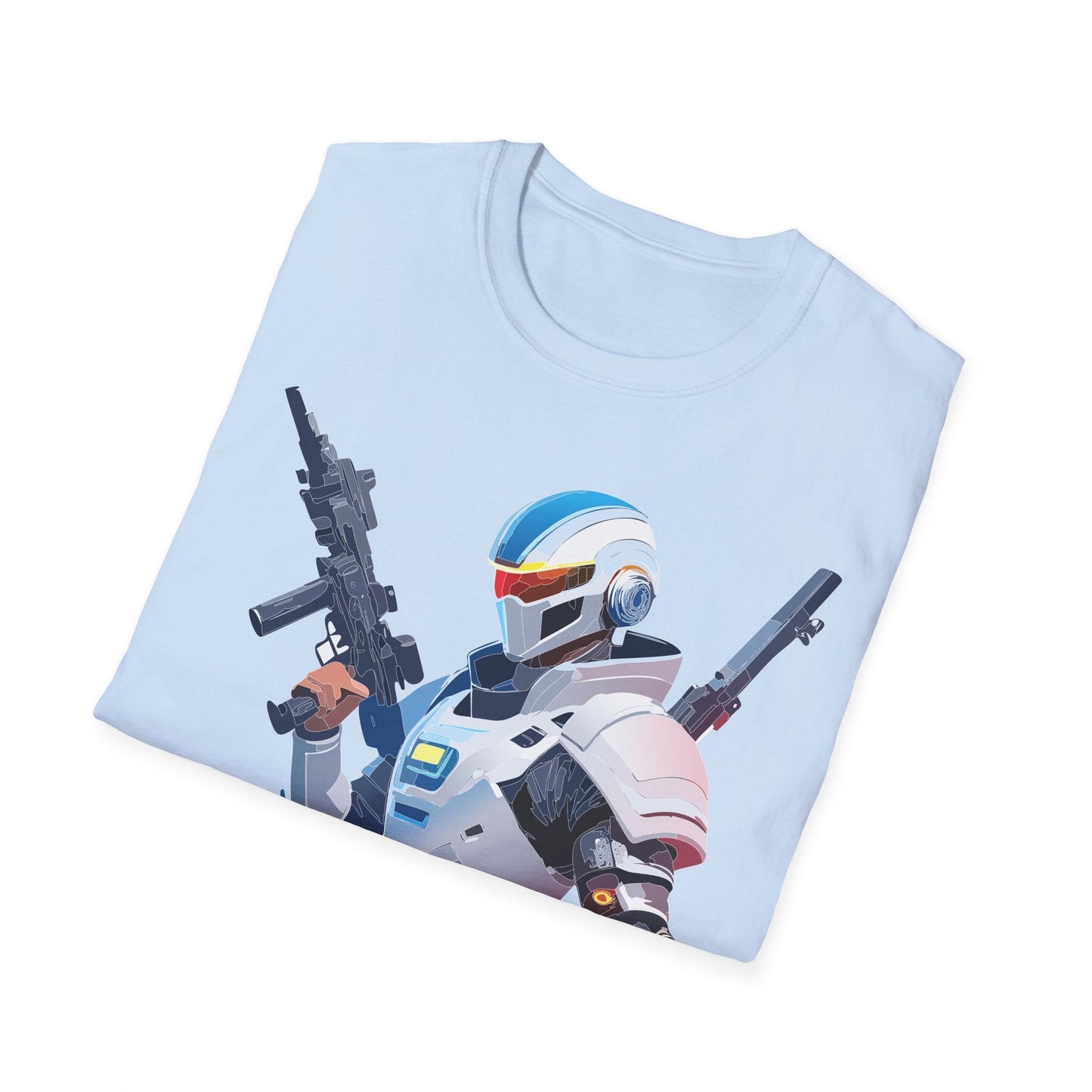 Robocop Graphic Unisex Cotton With Cyber Man Artwork Tee 2