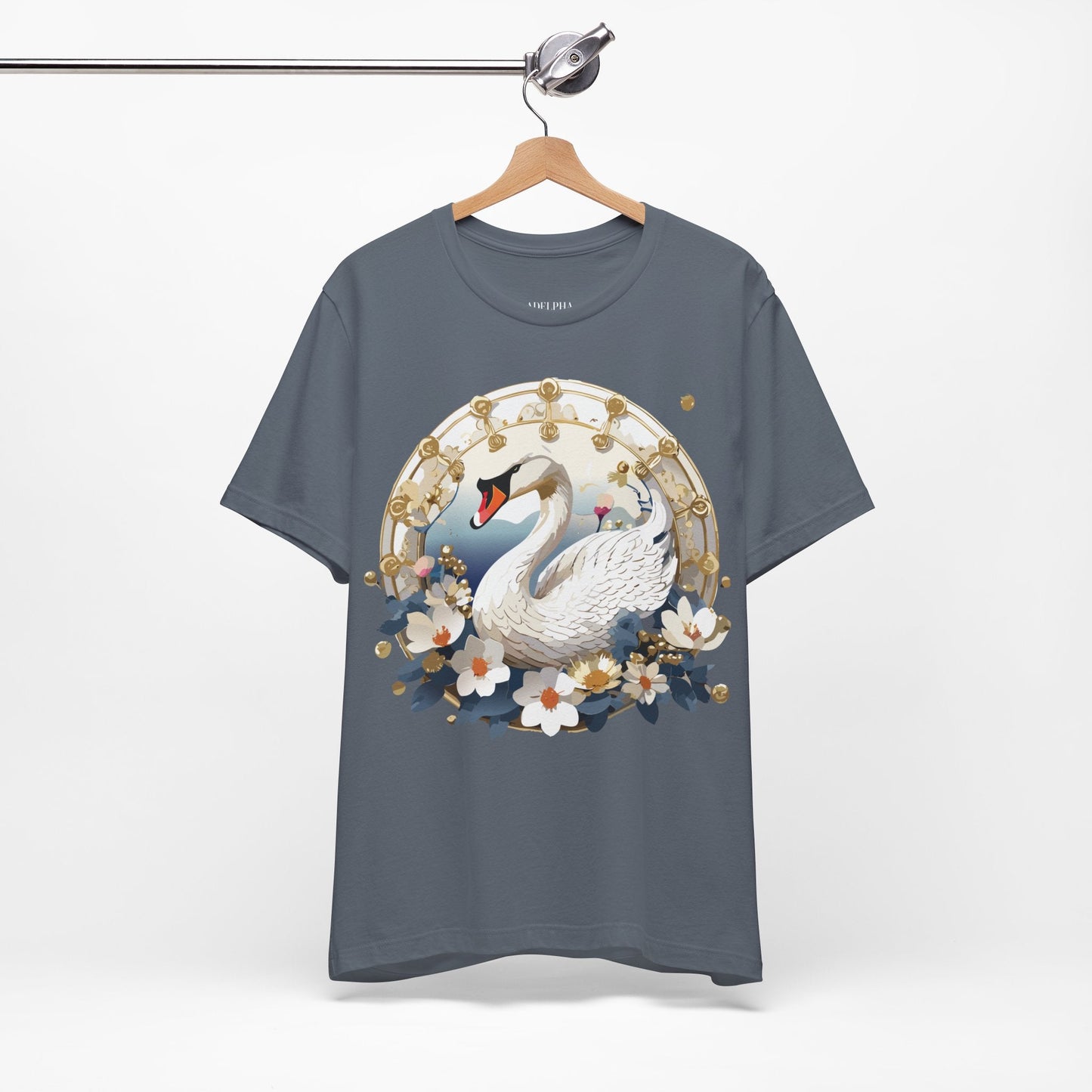 Medallion Graphic Unisex 100 Cotton Vintage Animal Medal Artwork Tee 44