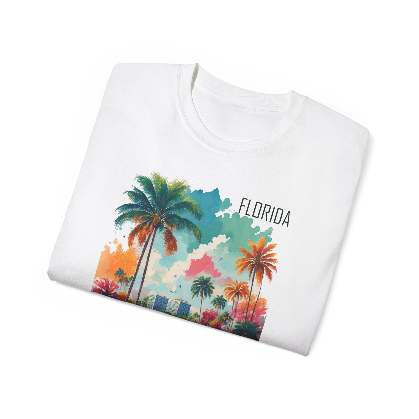 Florida Graphic Unisex Cotton T‑Shirt 2