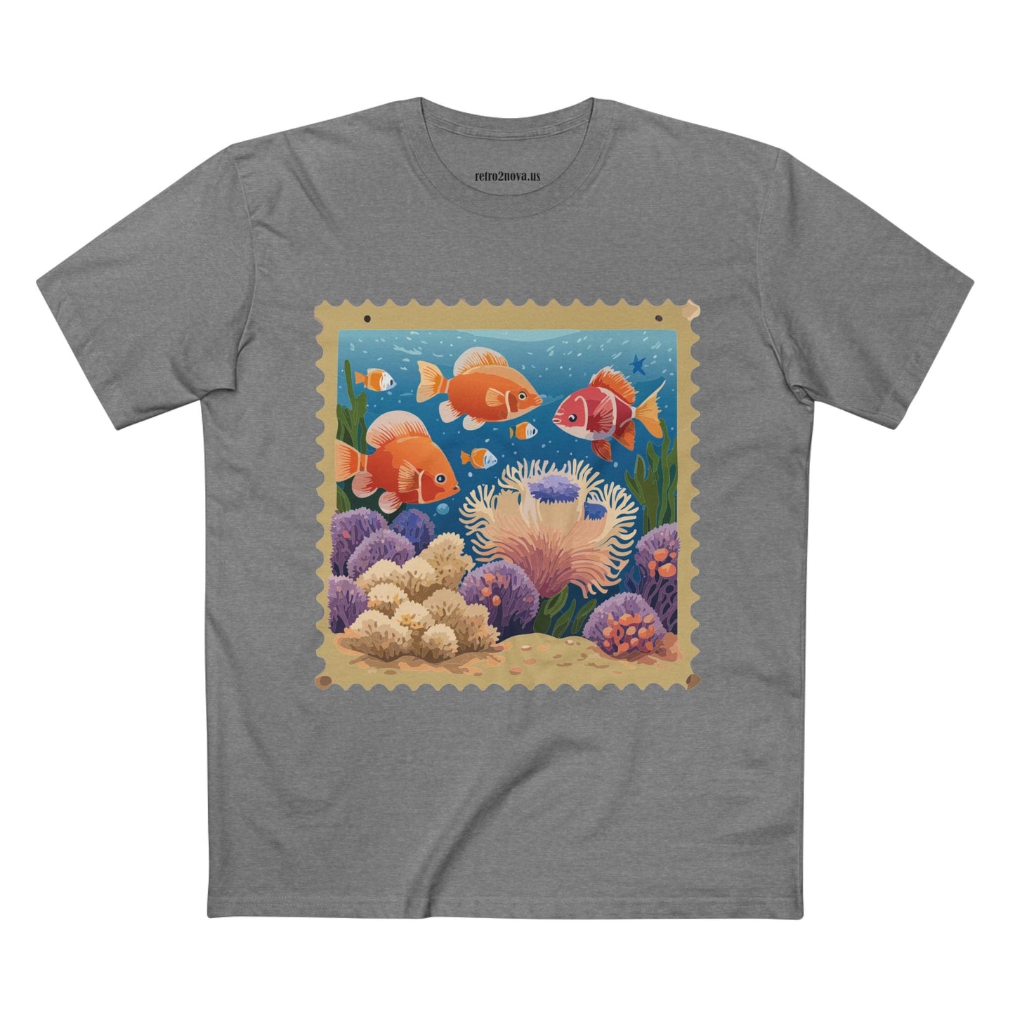Stamp Shirt Postage Stamp Tee PS20 Unisex Premium Cotton Art Tee Retro2Nova Collection