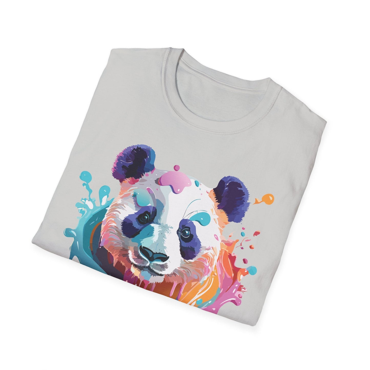 Panda Shirt T Shirt Softstyle 64000 Gildan 100 Percent Ring Spun Cotton Comfortable Animal Tee