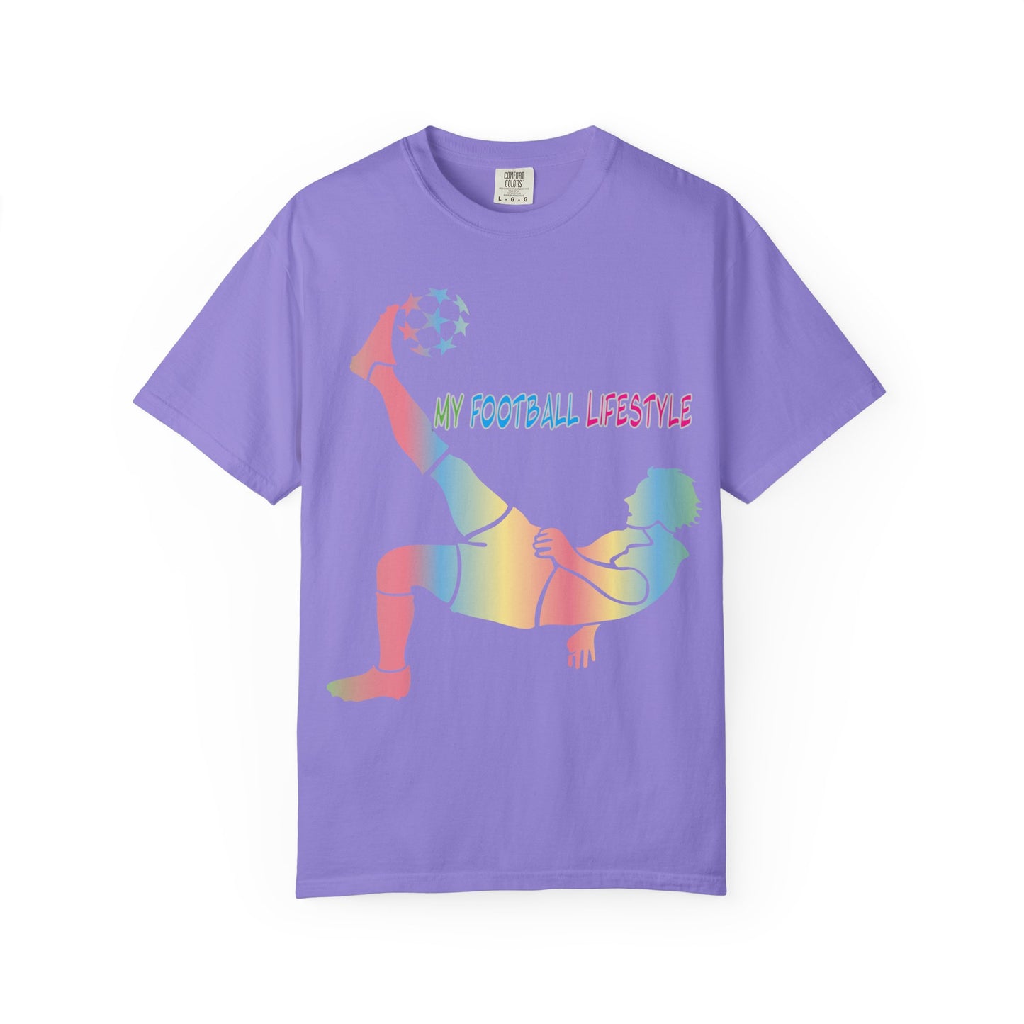 Sports Graphic Unisex T-Shirt Garment Dyed Cotton Relaxed Fit Comfort Colors 12
