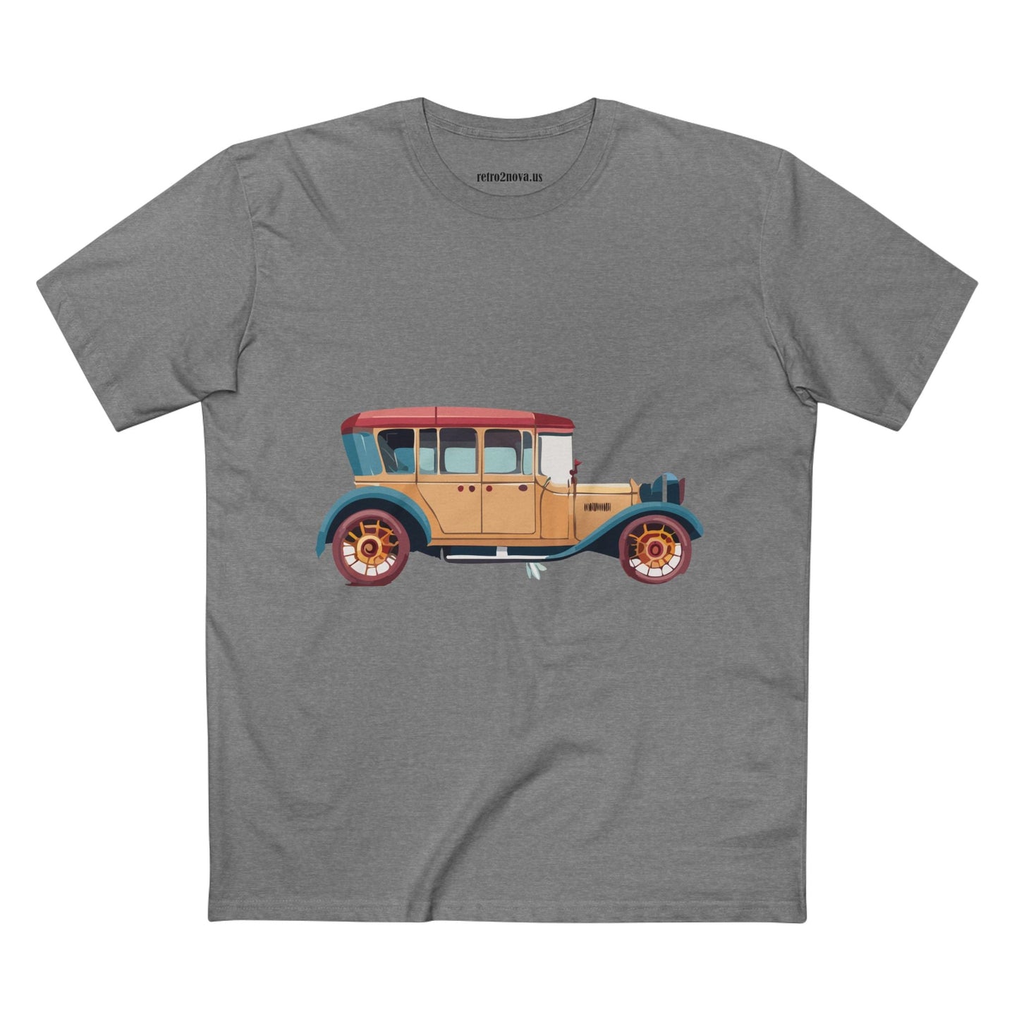 Retro Car Shirts Vintage Car Shirts RC5 Unisex Premium Cotton Art Tee With Original Design