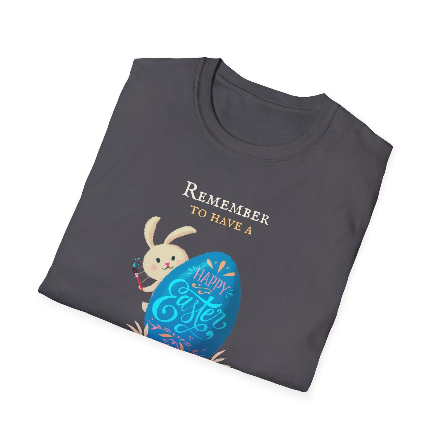 Easter Bunny Egg T Shirt Unisex Softstyle Tee With Easter Signature Prints And Design