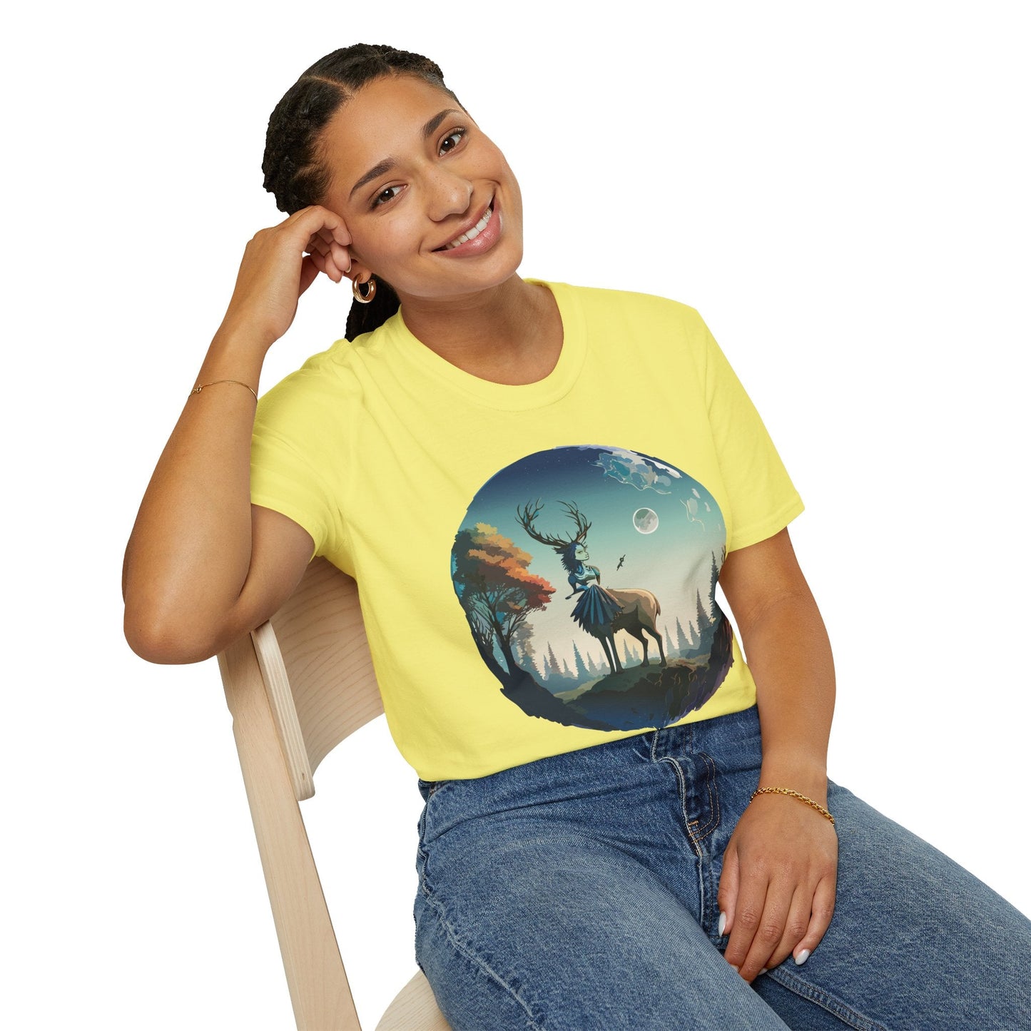 Womens Graphic T Shirts Art Design Tee Gildan Softstyle 64000 100 Percent Ring Spun Cotton Unisex