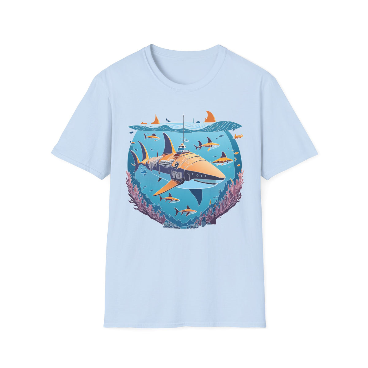 Ocean U boat Graphic Tee Gildan Unisex 100 Cotton Tee Shirt c28