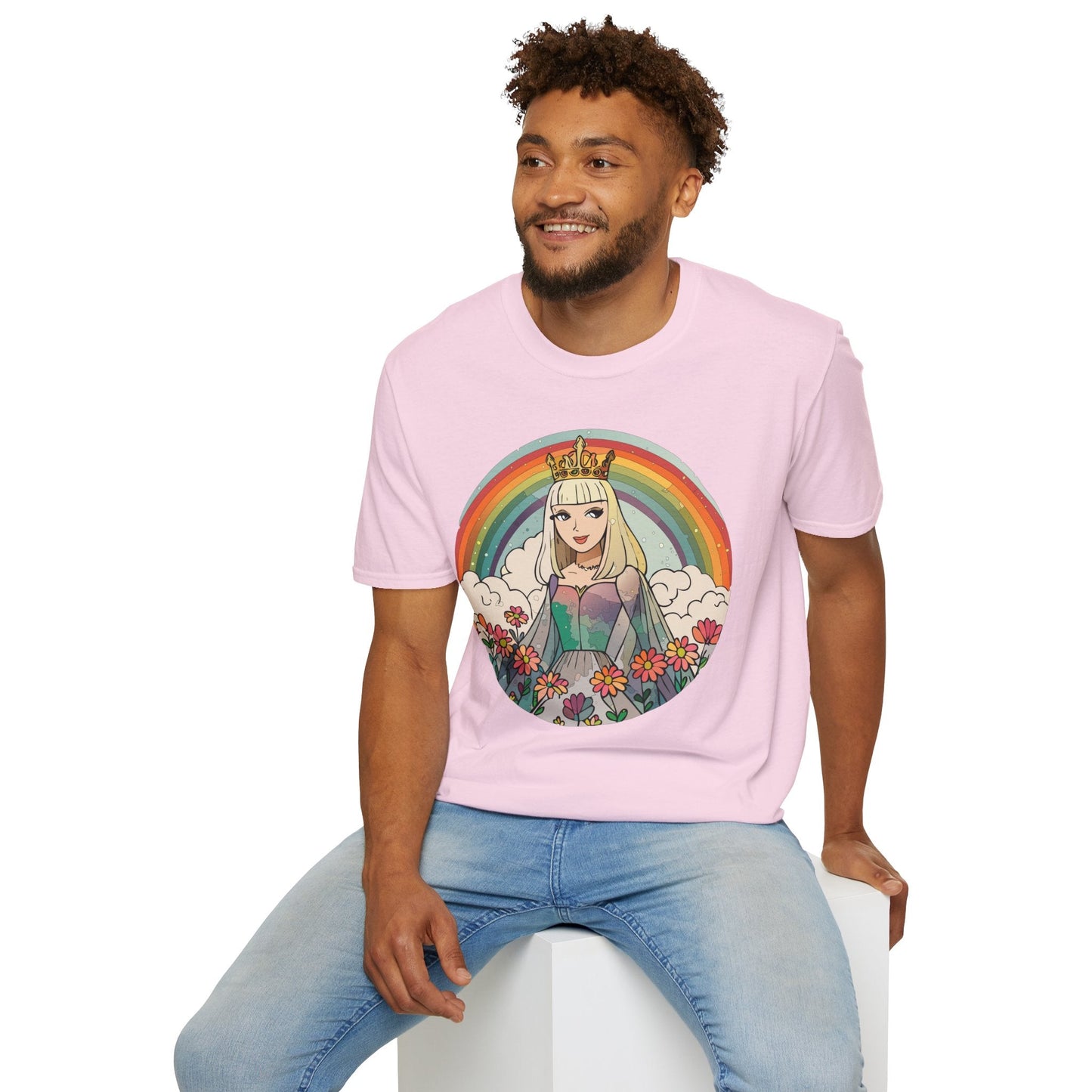 Womens Graphic T Shirt Art Design Tee Softstyle 100 Percent Ring Spun Cotton Comfort