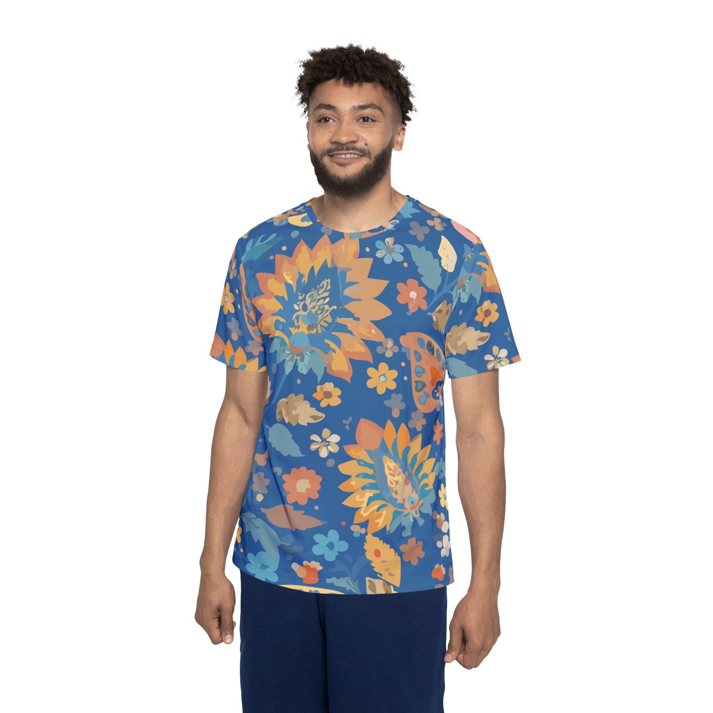 Unisex Floral Print Shirt, Shirt with Floral Print