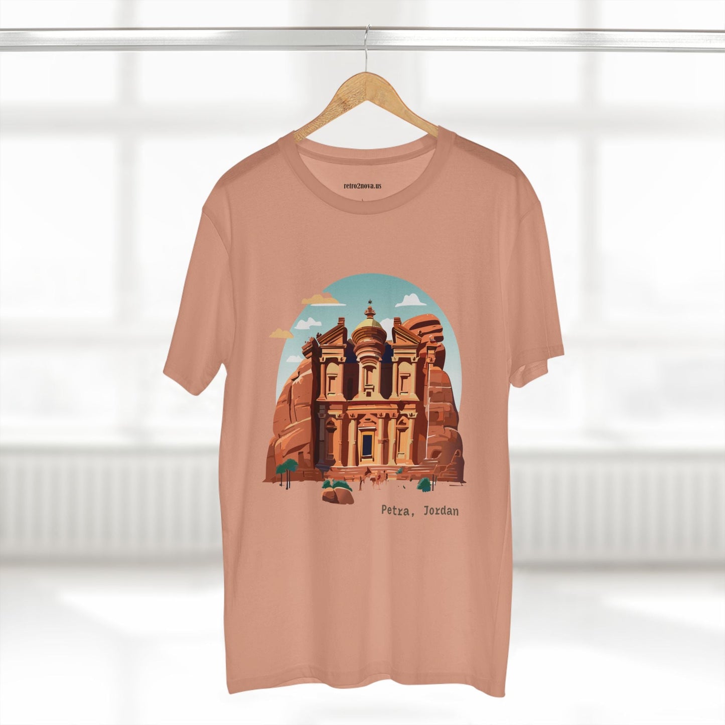Petra Travel Shirt Unisex Premium Cotton Tee With Original Art Design For Tourists TT22